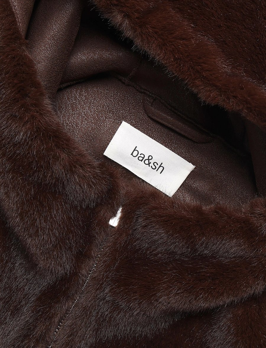 ba&sh - COAT PANDY - ullkappor - brown - 2