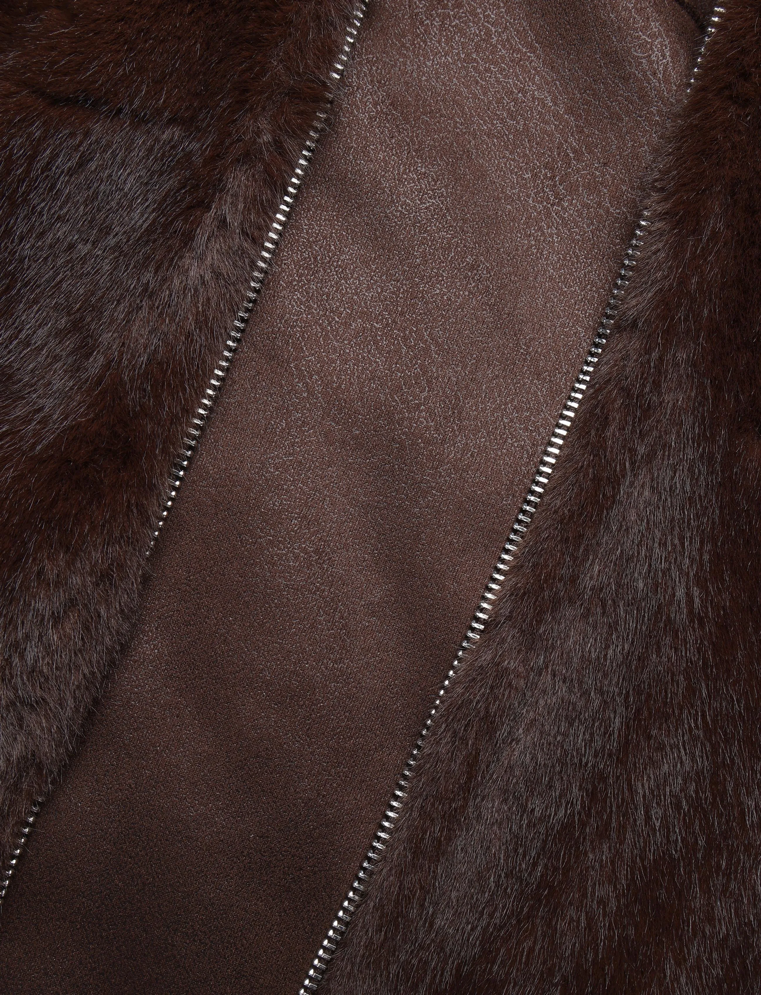 ba&sh - COAT PANDY - ullkappor - brown - 4