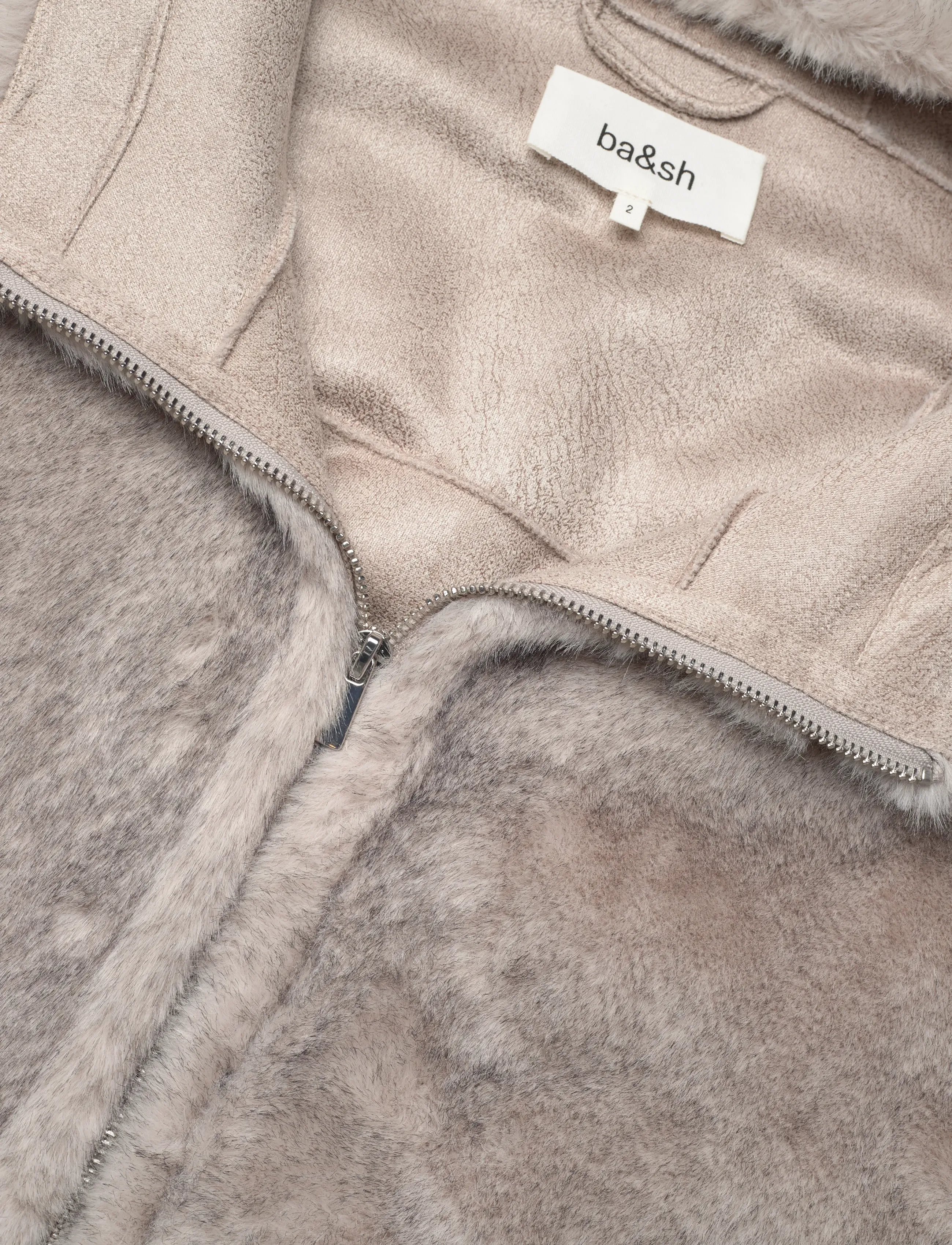 ba&sh - COAT PANDY - leichte mäntel - grey - 4