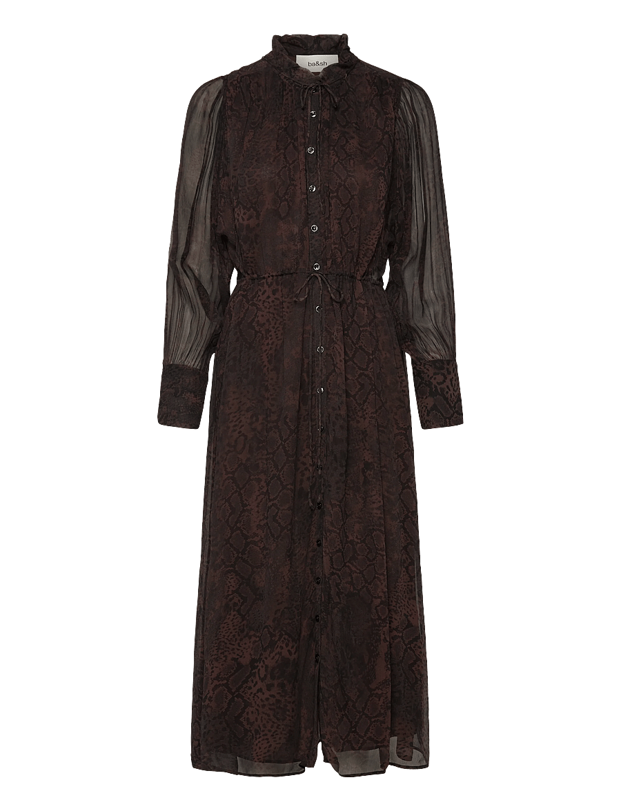 ba&sh - ROBE SAHARA - shirt dresses - brown - 1