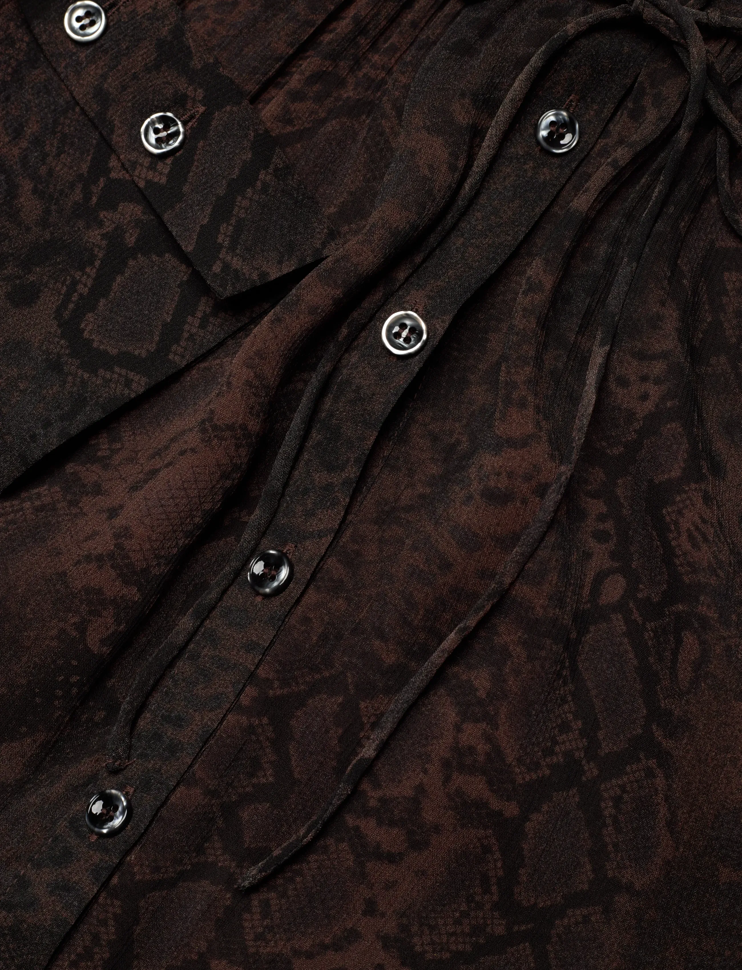 ba&sh - ROBE SAHARA - shirt dresses - brown - 3