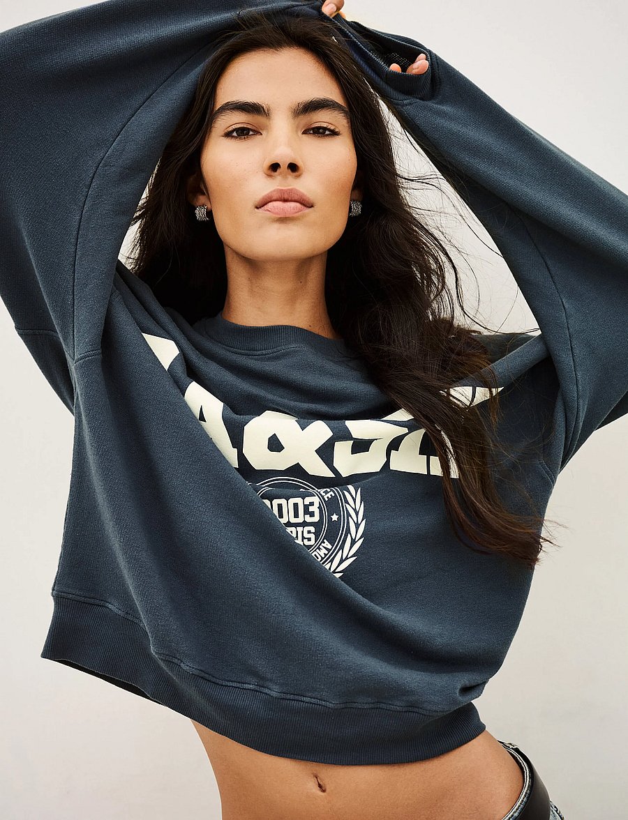 ba&sh - SWEATSHIRT BENJAMIN - hverdags stil - blue - 0