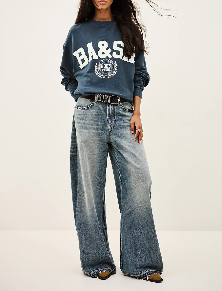ba&sh - SWEATSHIRT BENJAMIN - hverdags stil - blue - 4
