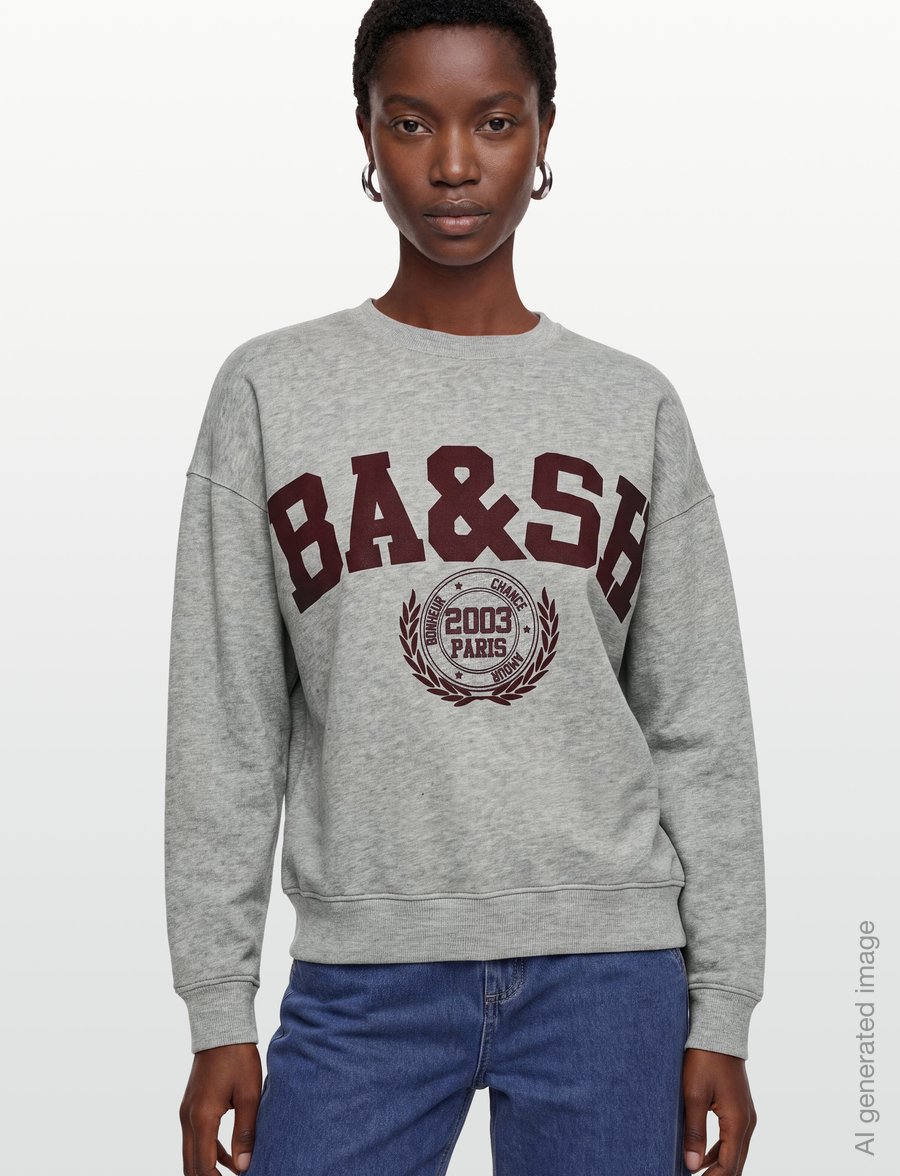 ba&sh - SWEATSHIRT BENJAMIN - sweatshirts - grey - 3