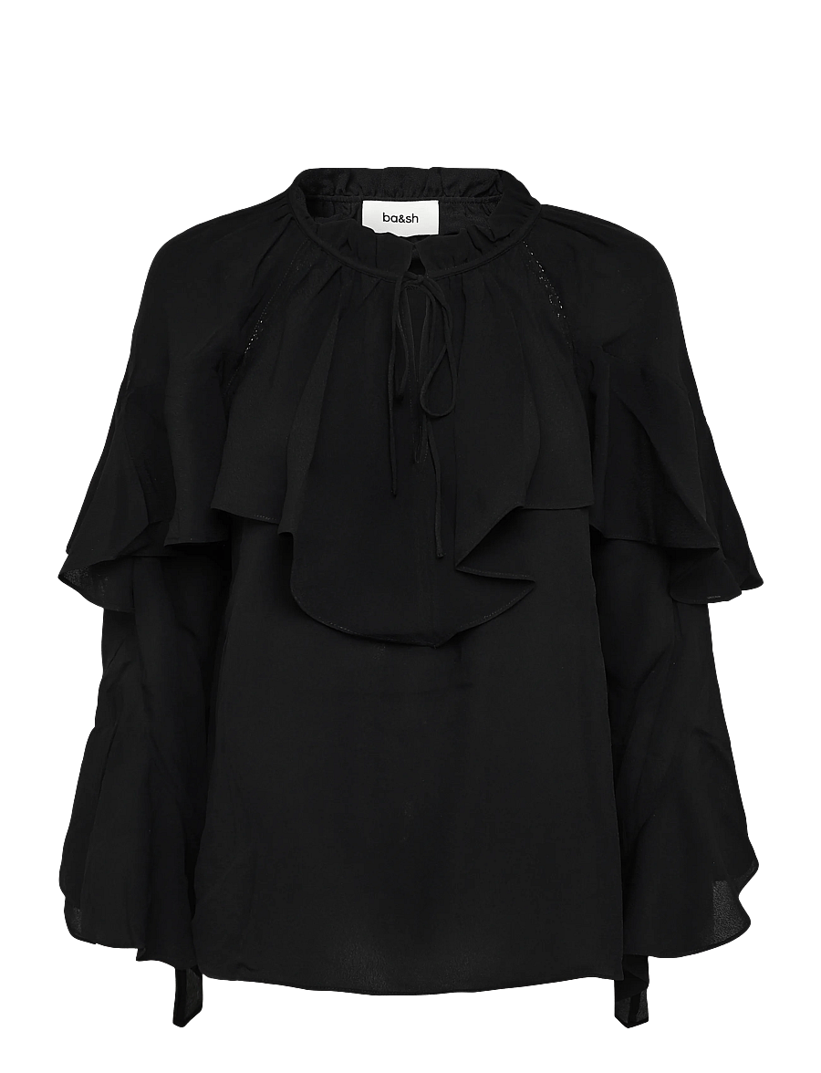 ba&sh - BLOUSE BETTY - långärmade blusar - black - 1
