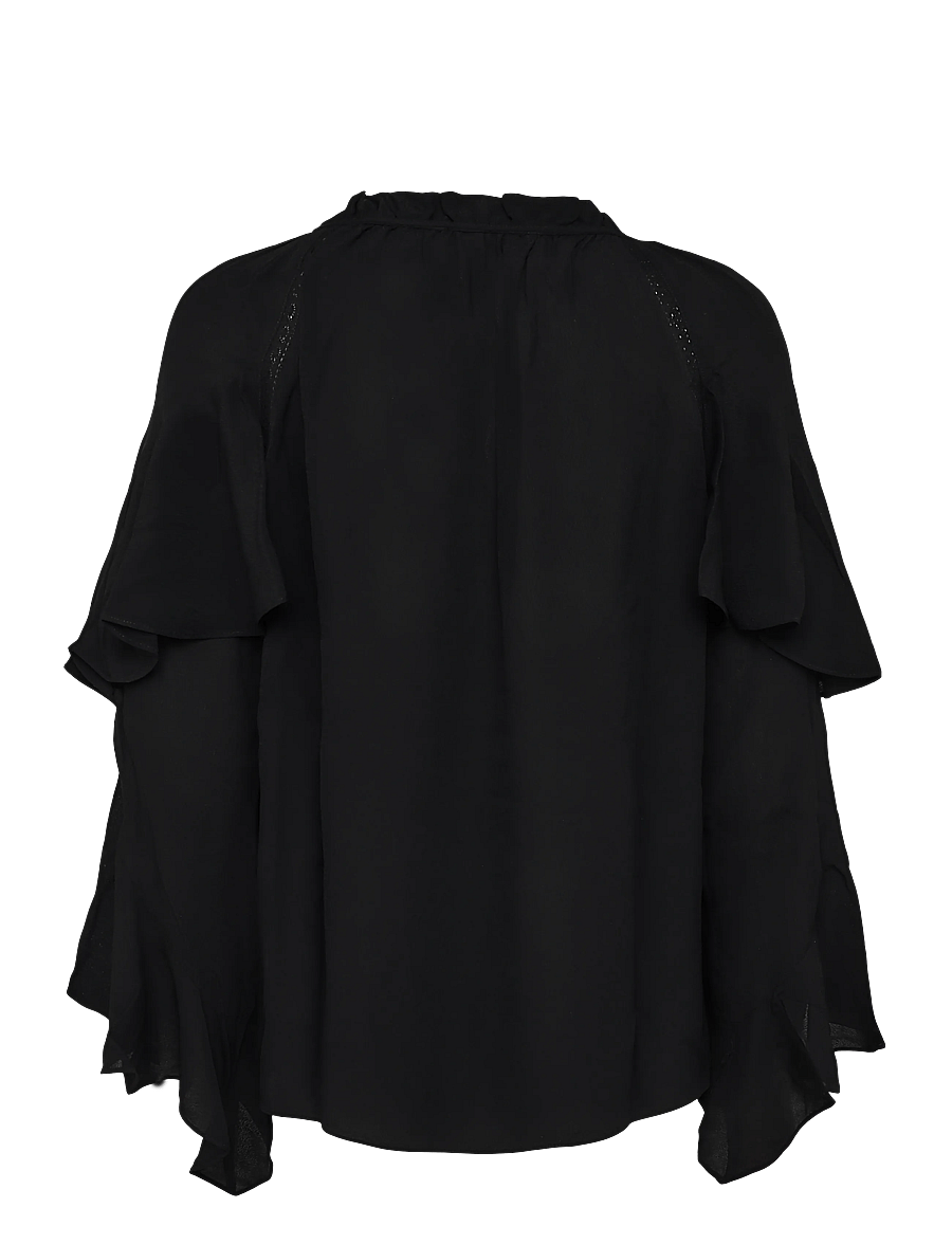 ba&sh - BLOUSE BETTY - långärmade blusar - black - 2