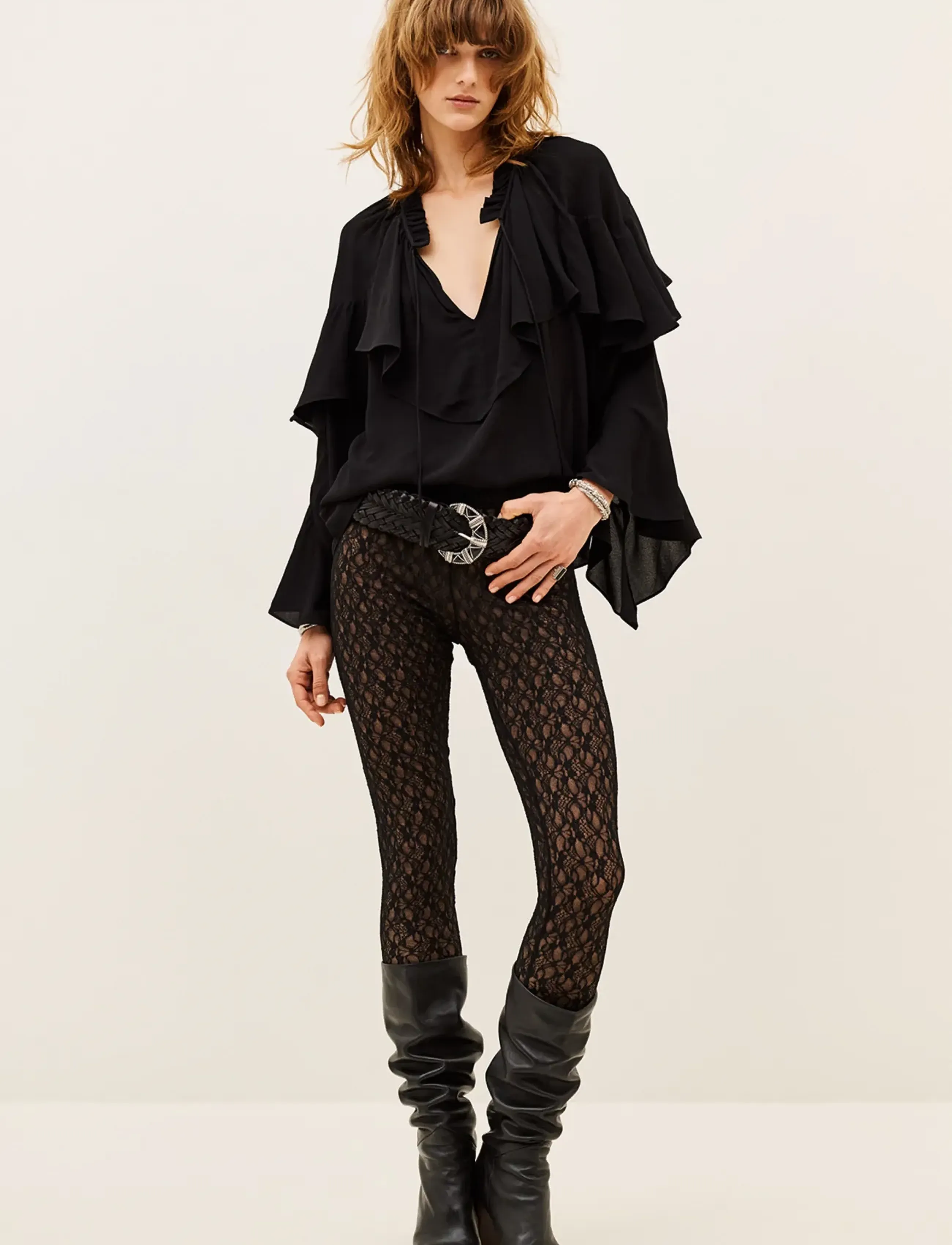 ba&sh - BLOUSE BETTY - black - 3