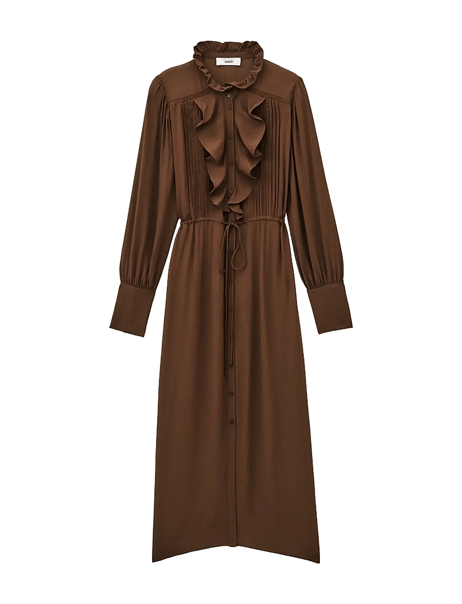 ba&sh - DRESS BRUNA - midiklänningar - red - 1