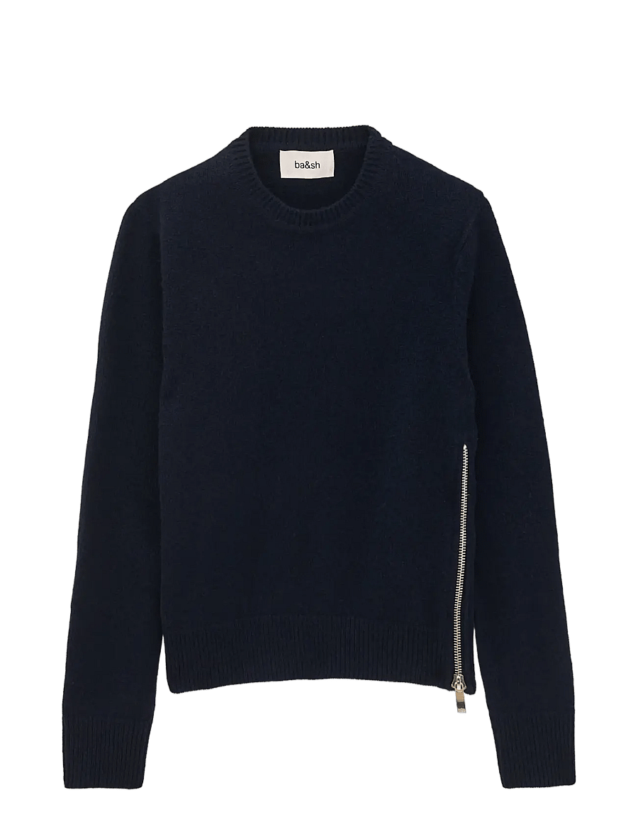 ba&sh - JUMPER CHEYLA - kašmiir - navy - 0