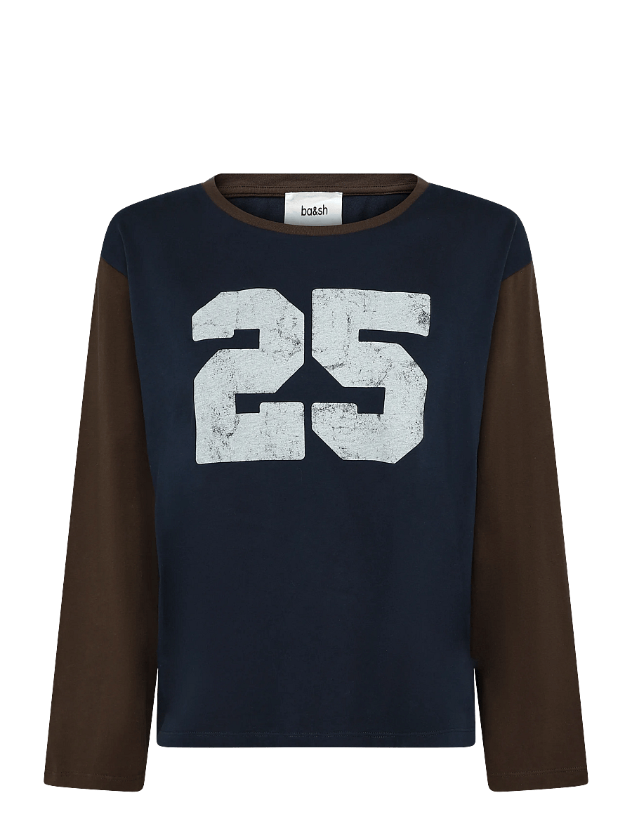 ba&sh - T-SHIRT CORTOT - palaidinukės ilgomis rankovėmis - blue - 1