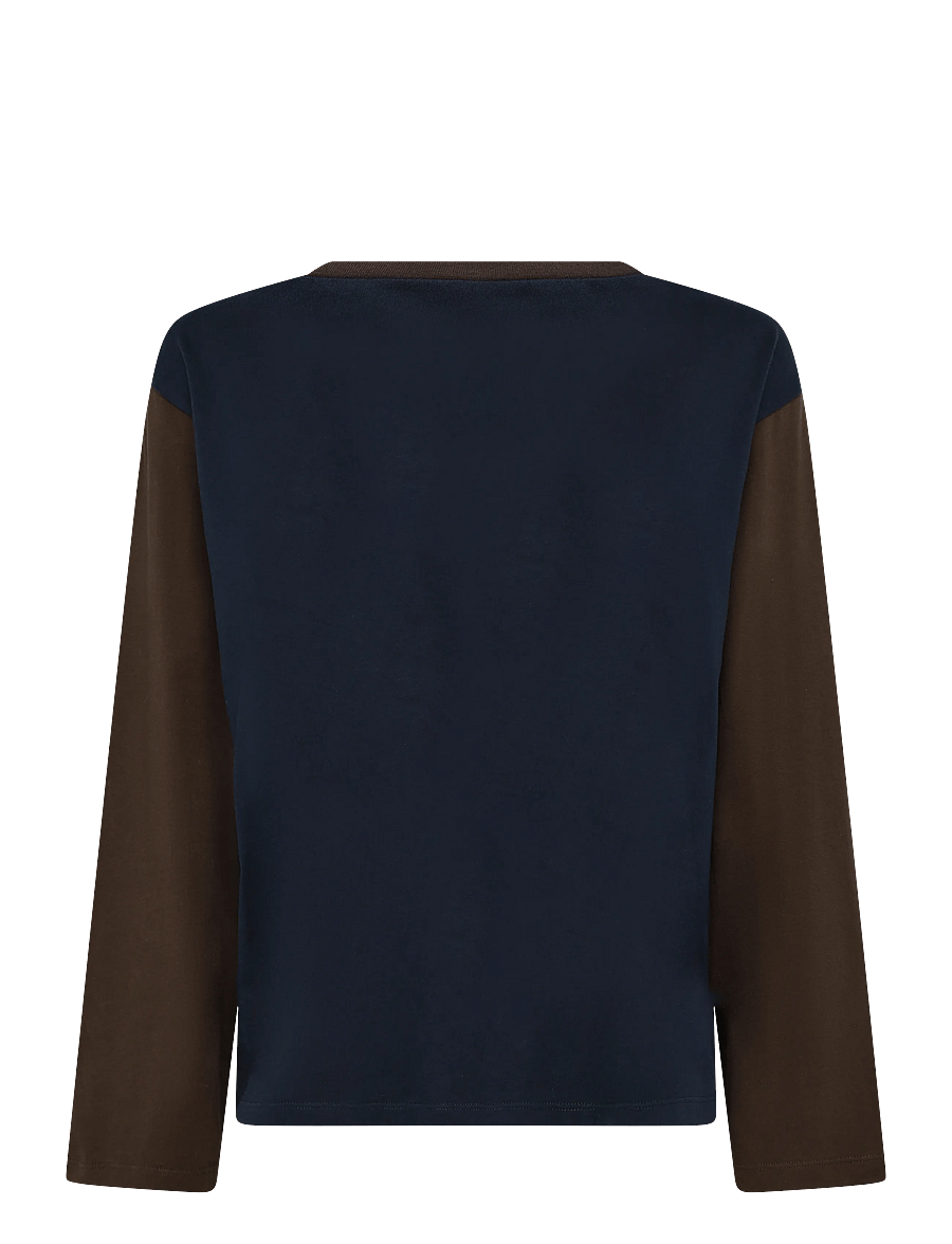 ba&sh - T-SHIRT CORTOT - palaidinukės ilgomis rankovėmis - blue - 2
