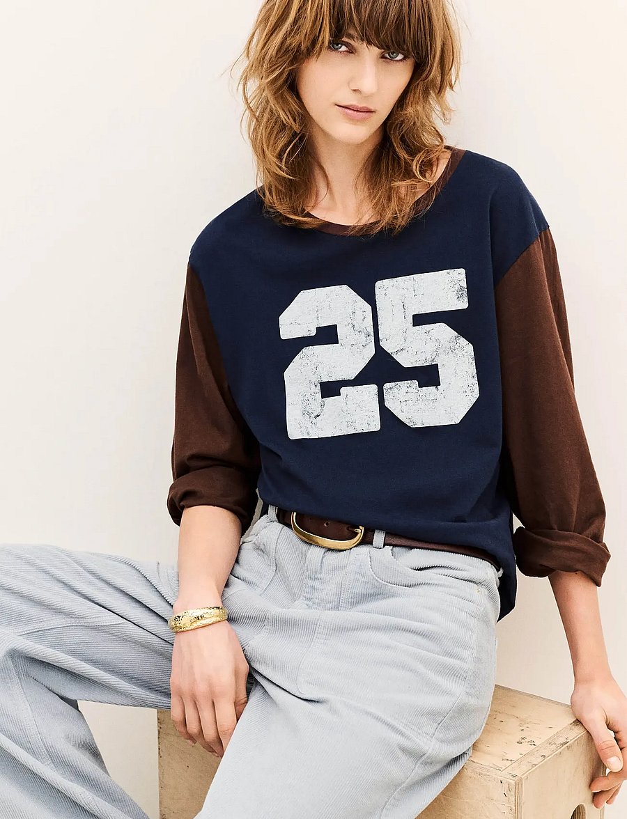 ba&sh - T-SHIRT CORTOT - långärmade toppar - blue - 3
