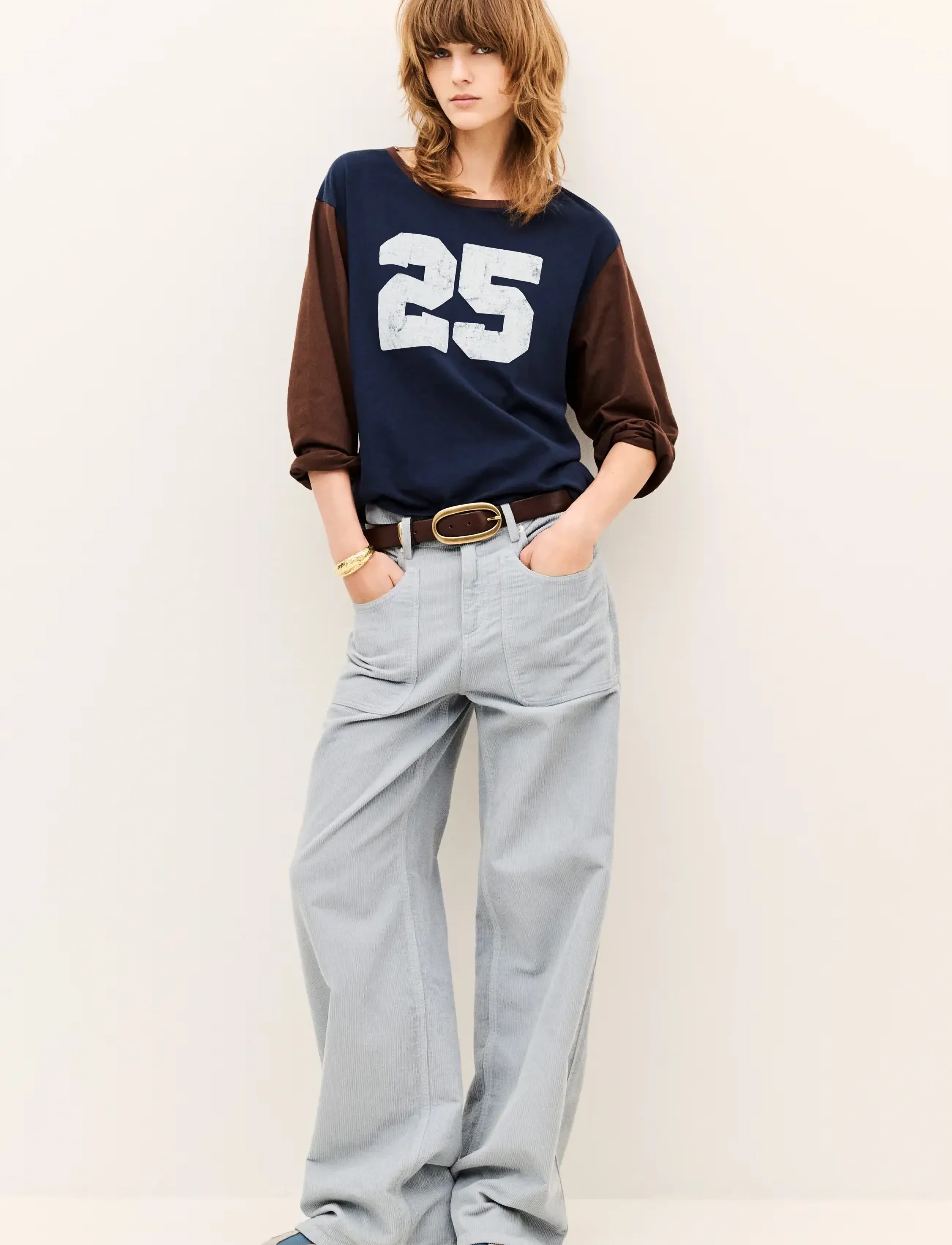ba&sh - T-SHIRT CORTOT - långärmade toppar - blue - 4
