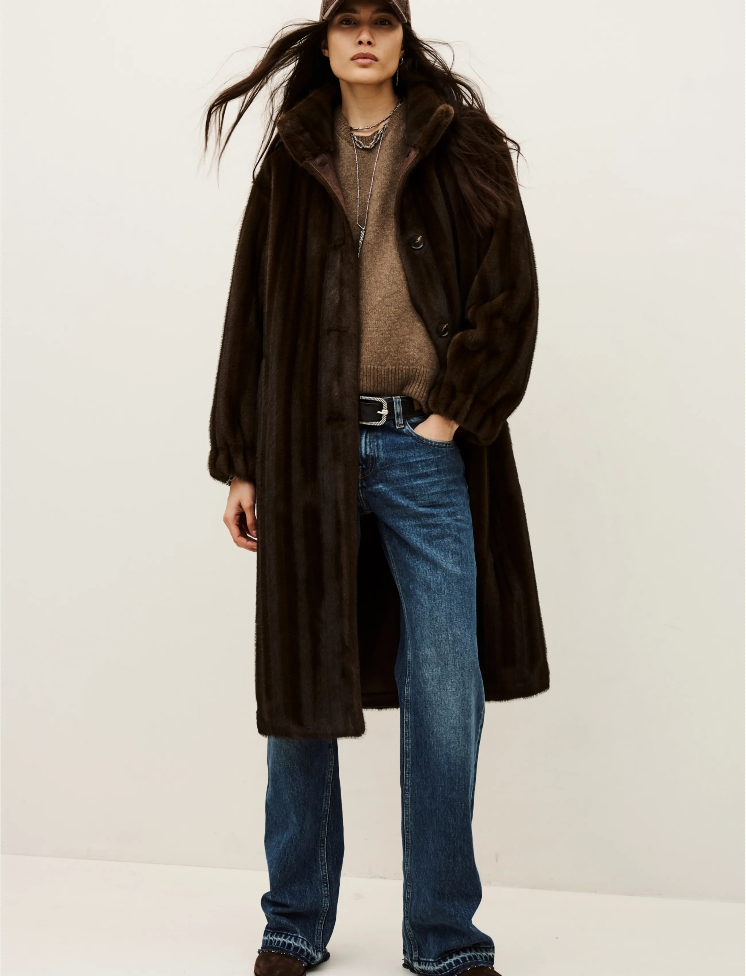 ba&sh COAT DAMLA - Jackor & Kappor - RED / brown