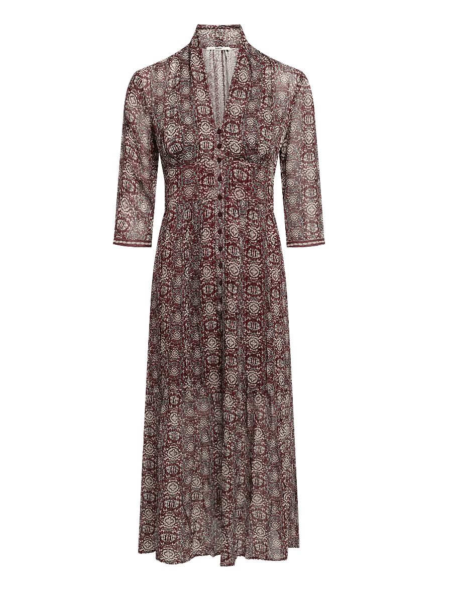 ba&sh - DRESS DAZZLE - maxikleider - burgundy - 1