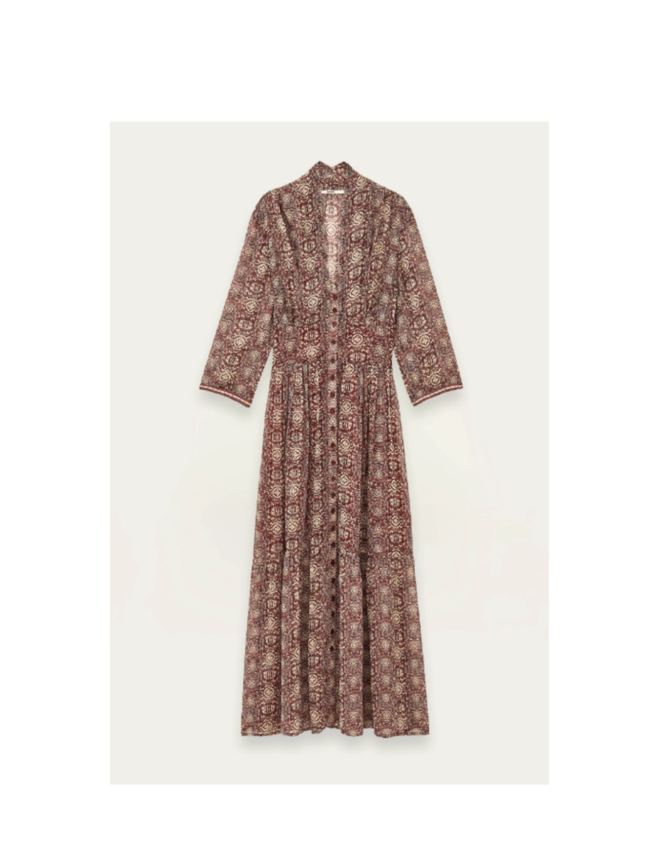 ba&sh - DRESS DAZZLE - maxi kjoler - burgundy - 1