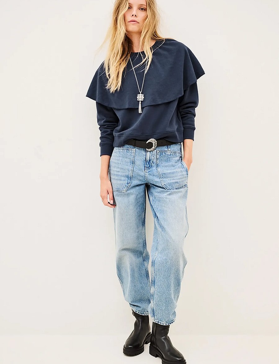 ba&sh - SWEATSHIRT DEHINA - sweatshirts - blue - 3