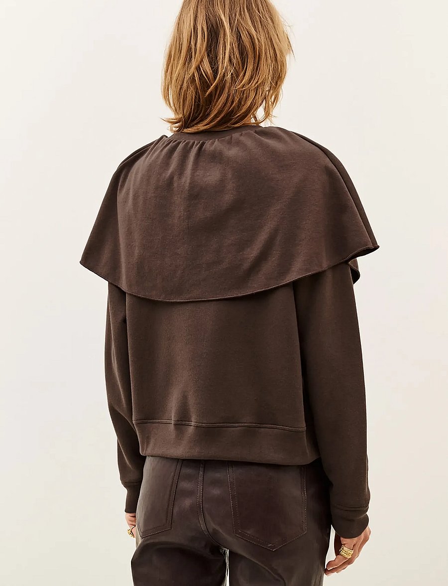 ba&sh - SWEATSHIRT DEHINA - vardagsstil - brown - 2