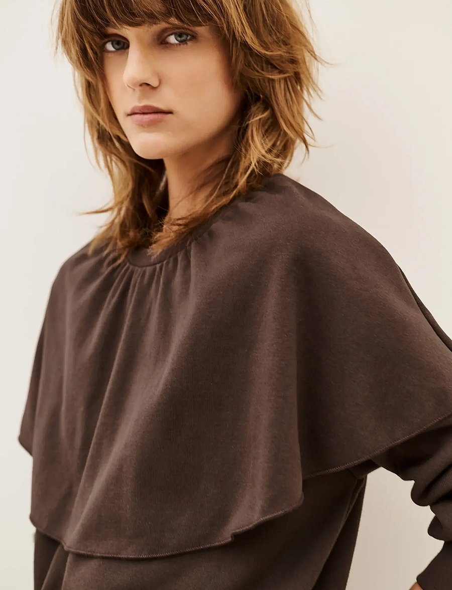 ba&sh - SWEATSHIRT DEHINA - vardagsstil - brown - 3