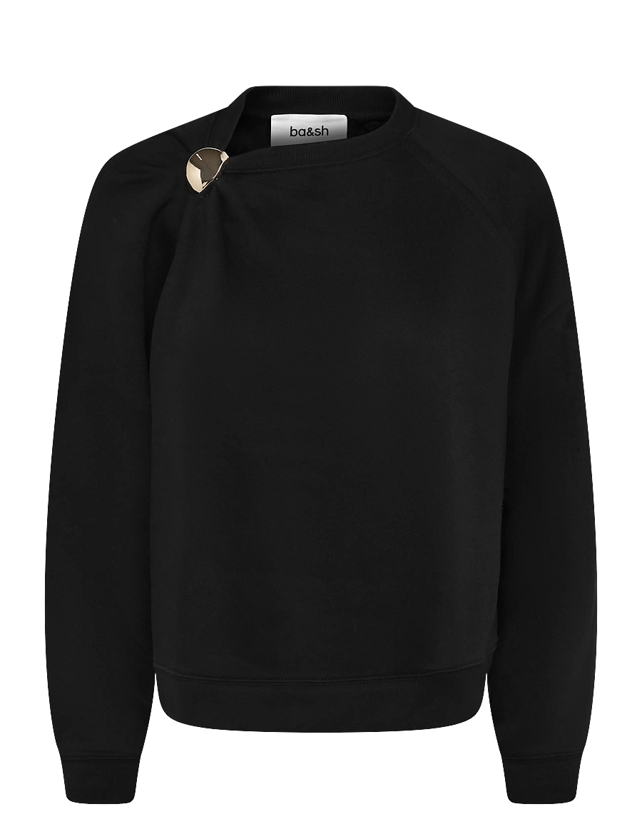 ba&sh - SWEATSHIRT DELLA - sweatshirts - black - 1