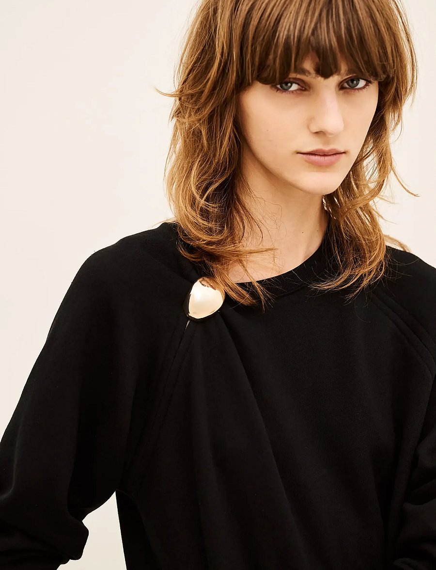 ba&sh - SWEATSHIRT DELLA - vardagsstil - black - 3