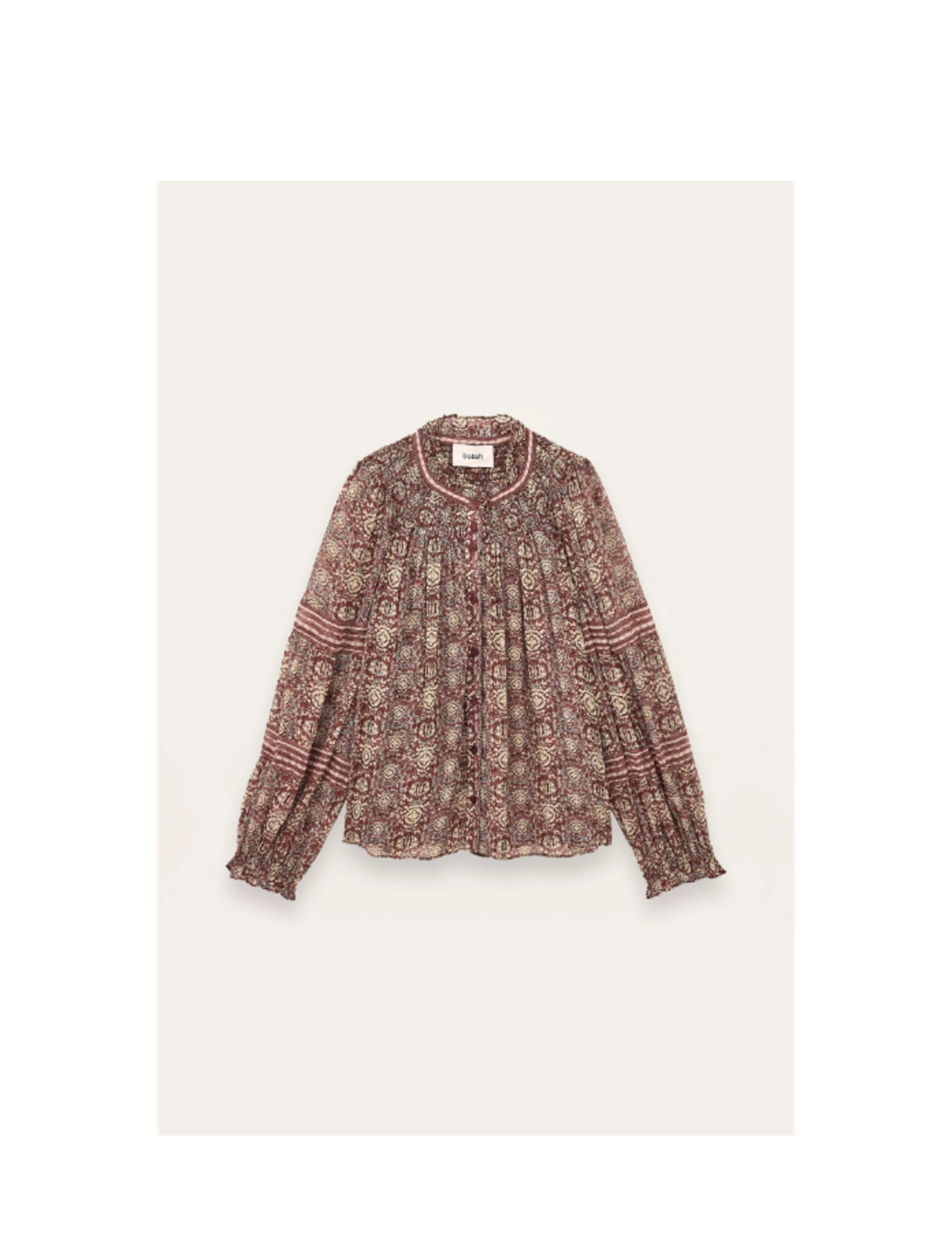 ba&sh - SHIRT DENNA - burgundy - 1