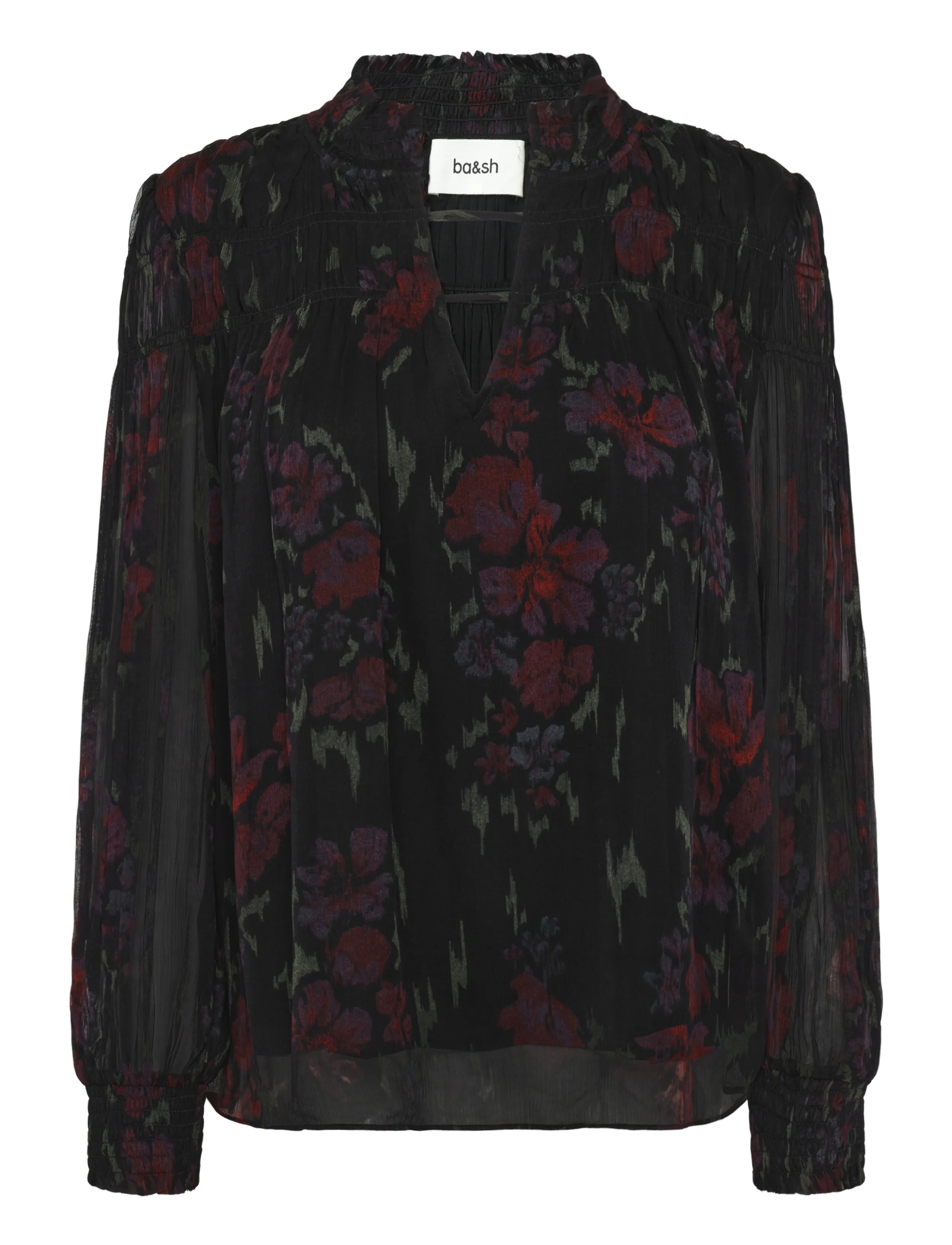 ba&sh BLOUSE DOUCE - Kläder - BLACK / black