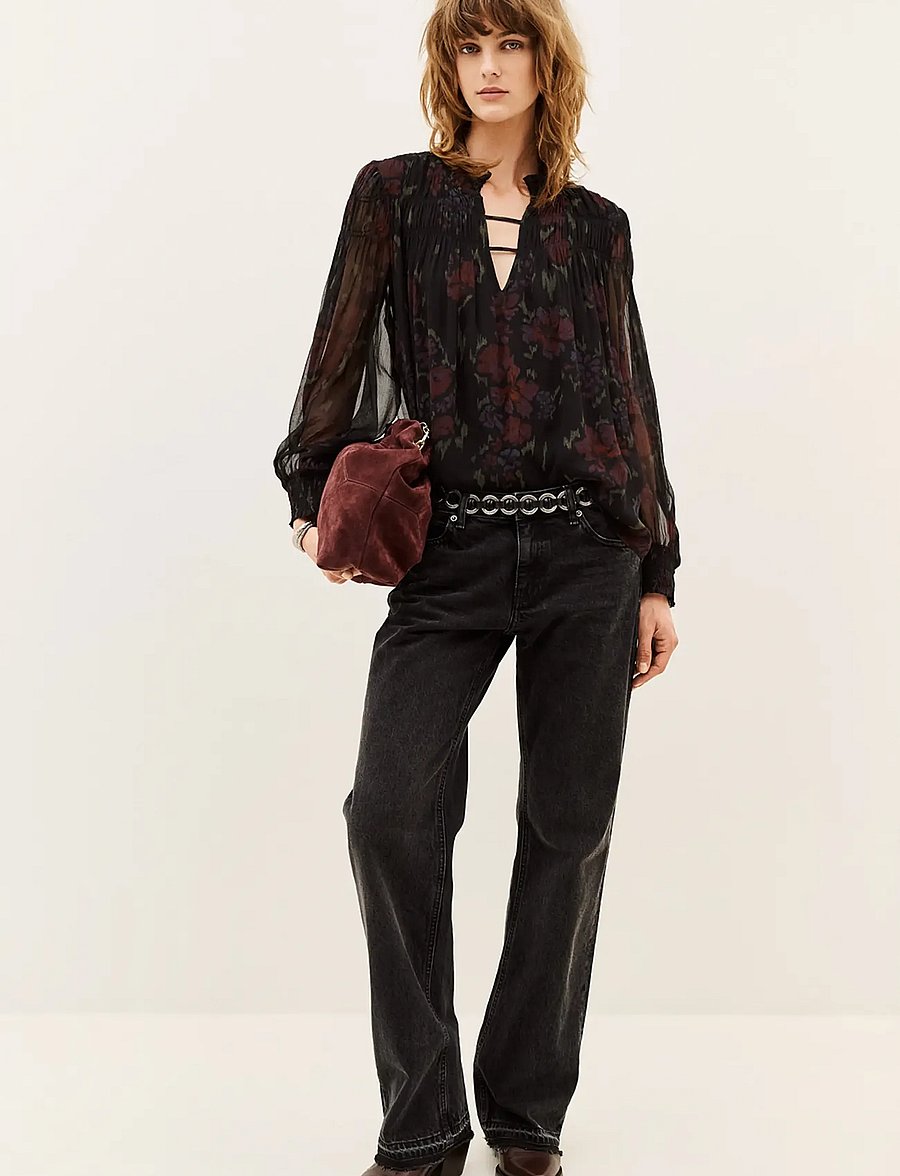 ba&sh - BLOUSE DOUCE - black - 3