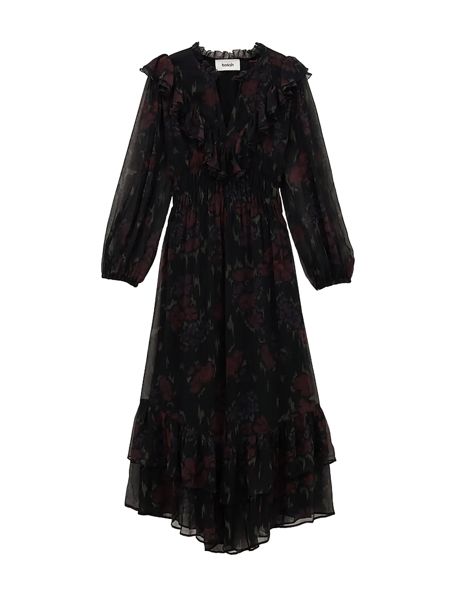 ba&sh - DRESS DOVA - maxiklänningar - black - 1
