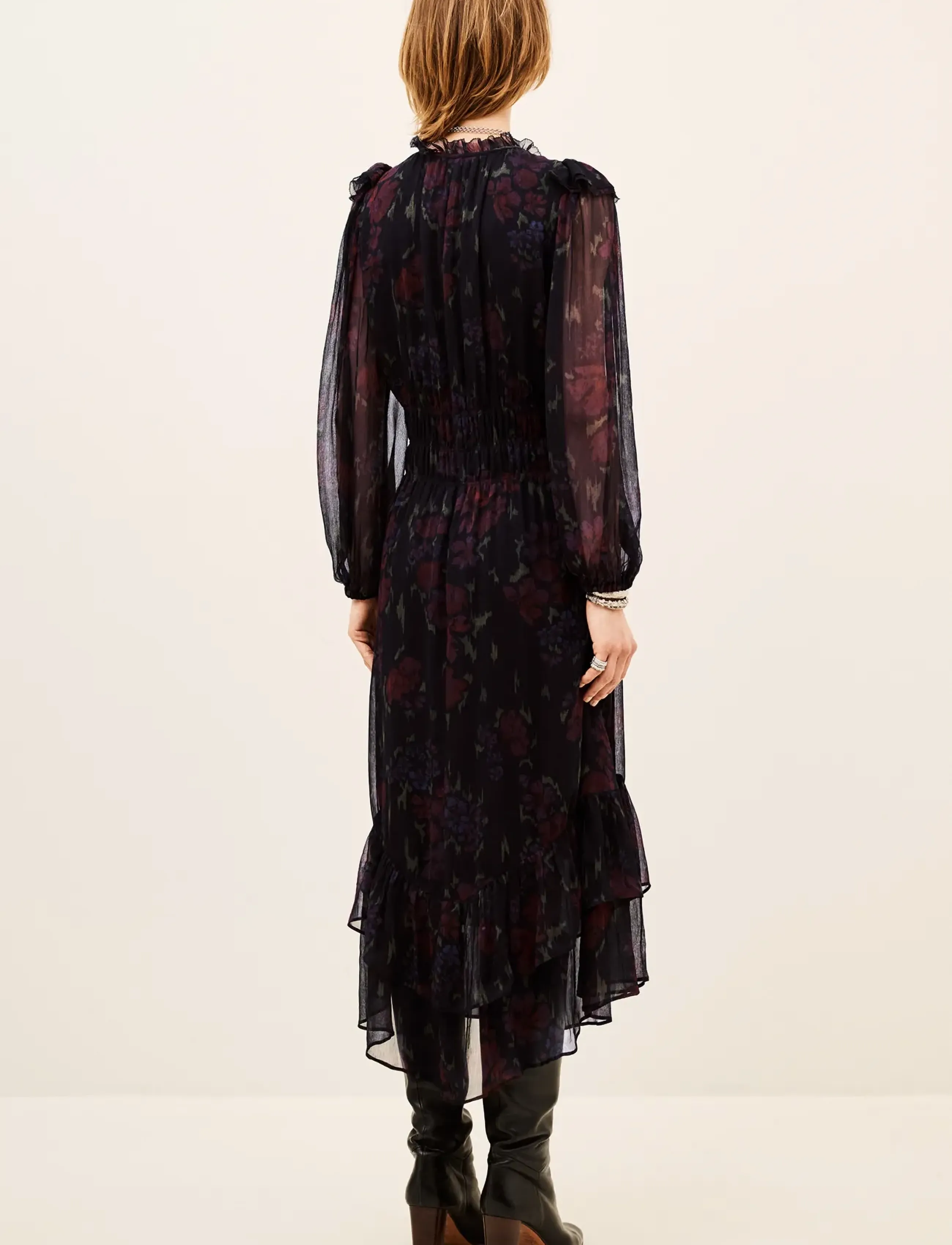 ba&sh - DRESS DOVA - maxiklänningar - black - 4