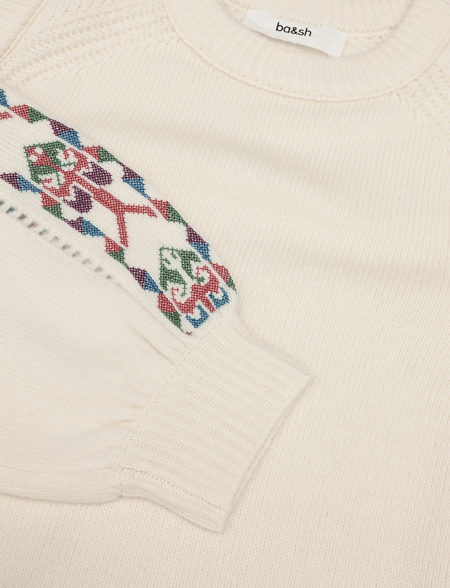ba&sh - JUMPER ELDA - kampsunid - white - 3