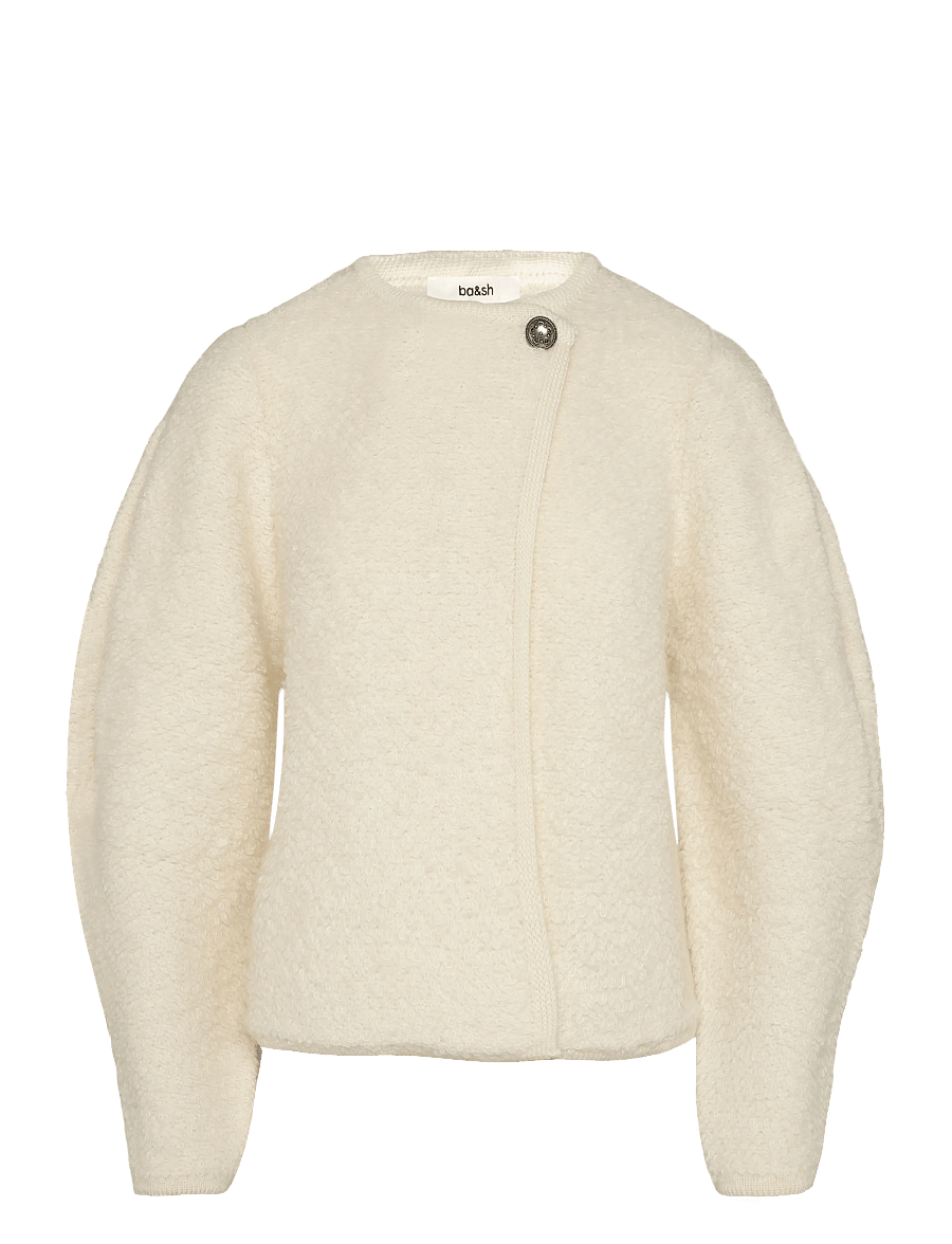 ba&sh - CARDIGAN FIDA - cardigans - white - 1