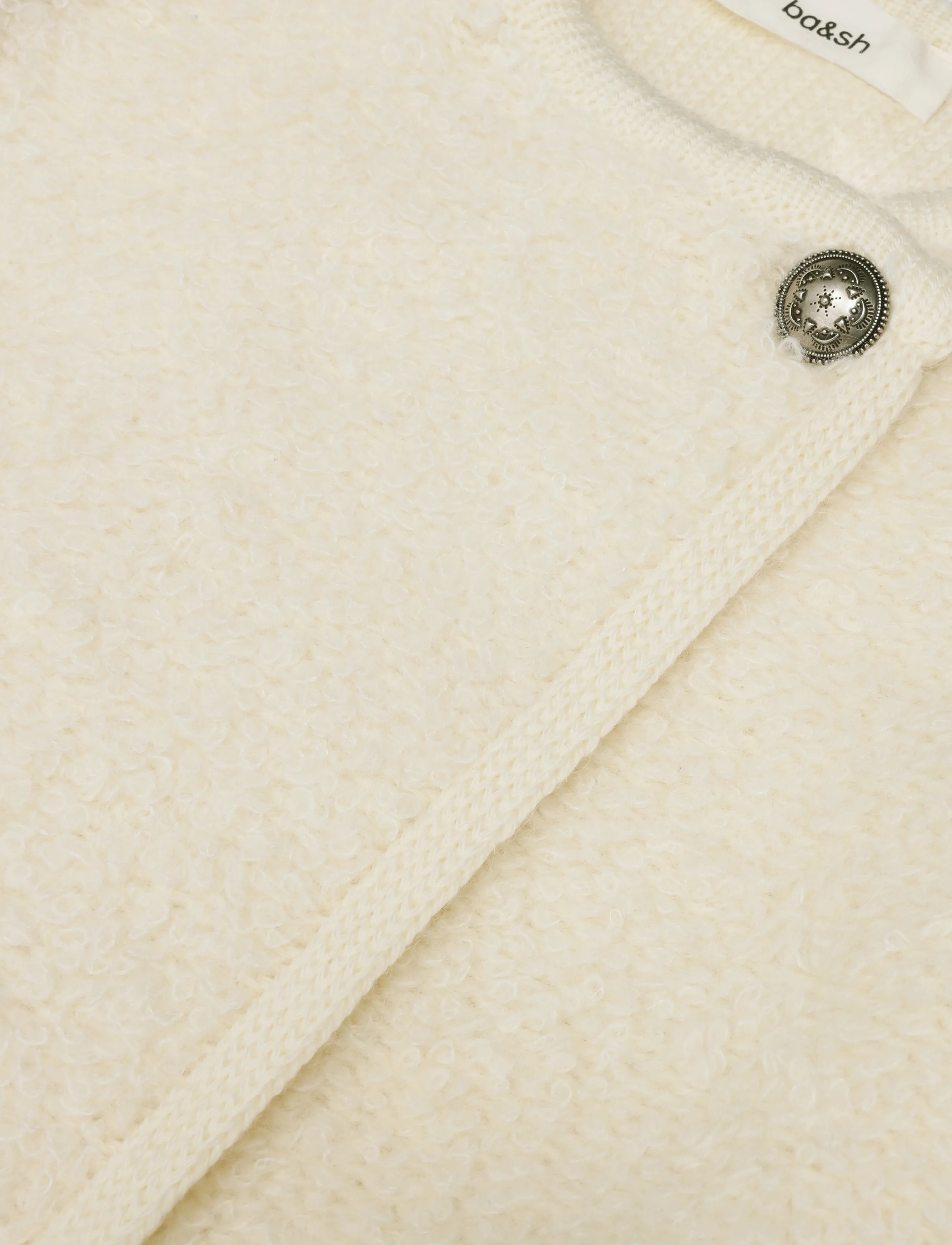 ba&sh - CARDIGAN FIDA - cardigans - white - 3
