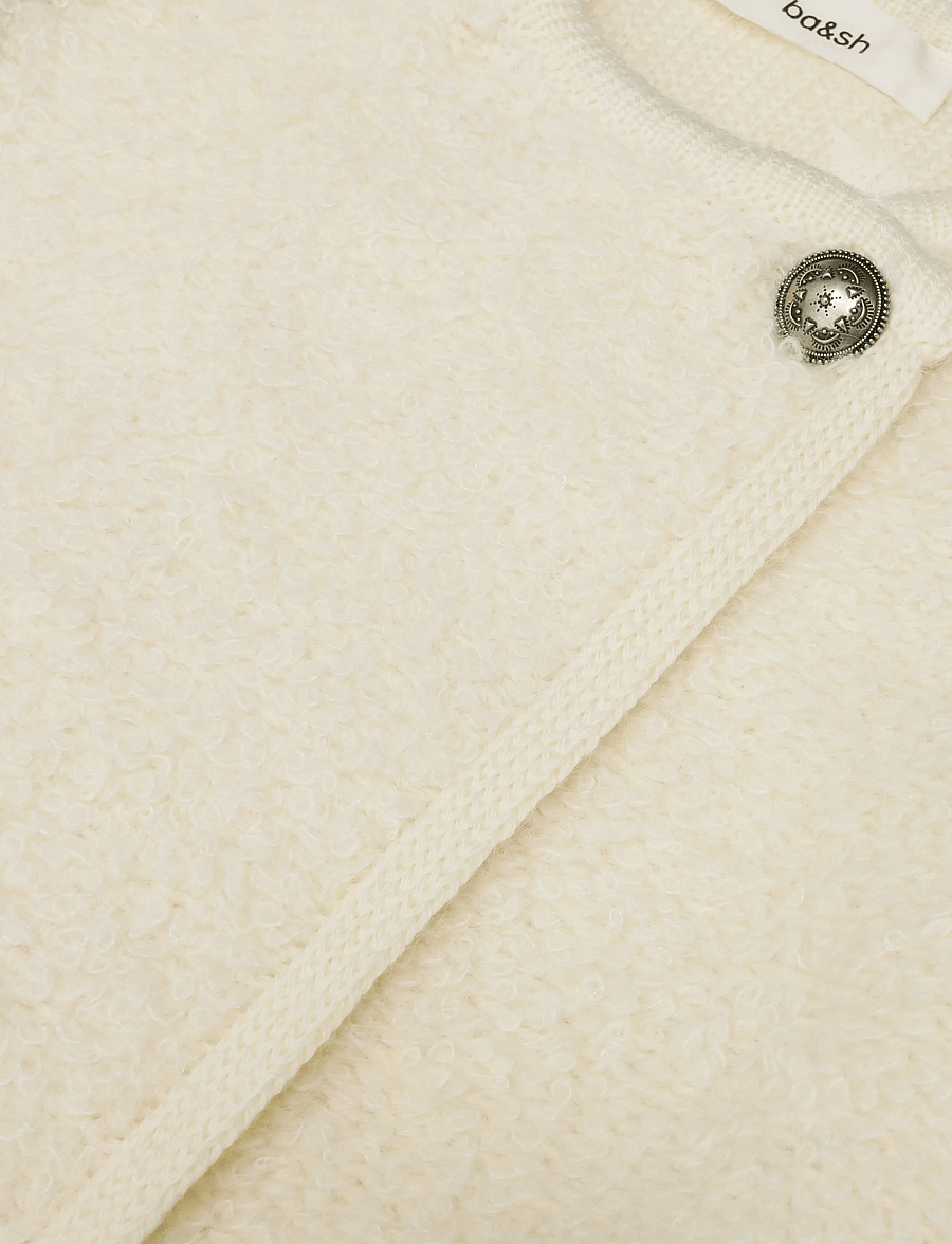 ba&sh - CARDIGAN FIDA - cardigans - white - 3