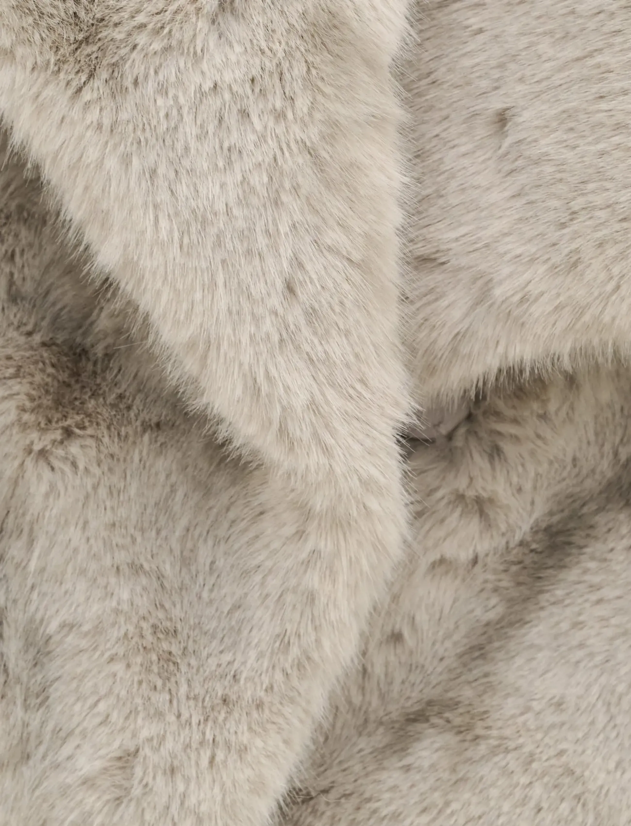 ba&sh - COAT FOXY - kunstpelz - grey - 3