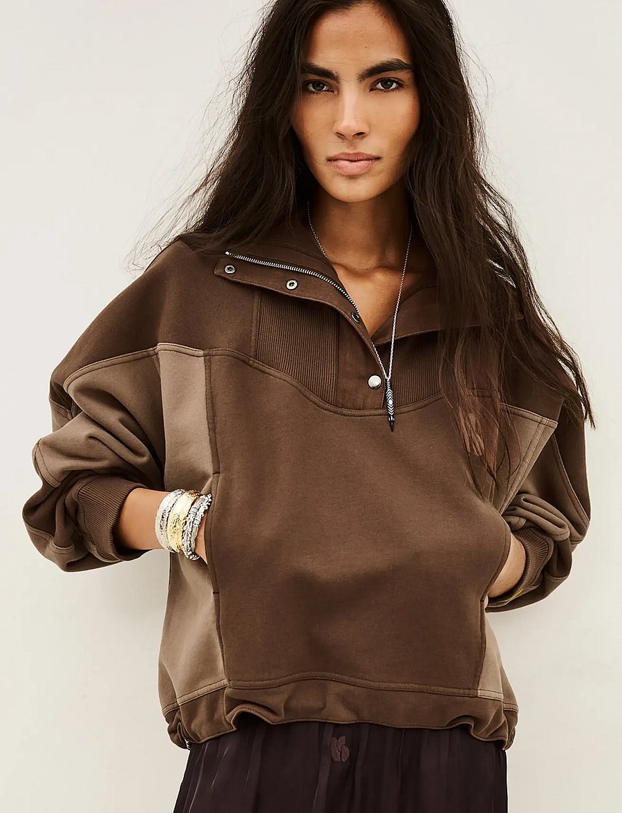 ba&sh - SWEATSHIRT JESSY - vardagsstil - brown - 0
