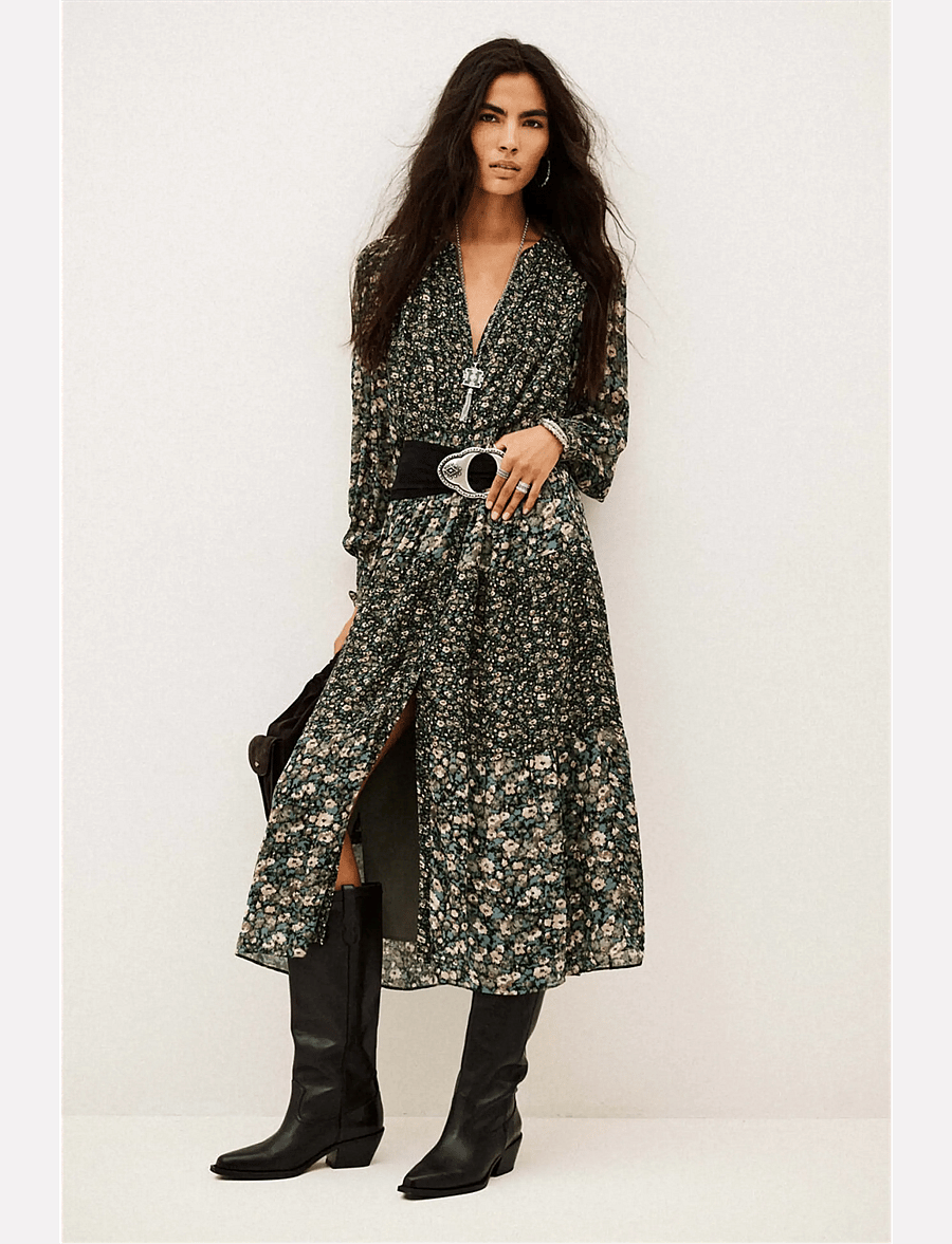 ba&sh - DRESS KACY - sommerkleider - khaki green - 0