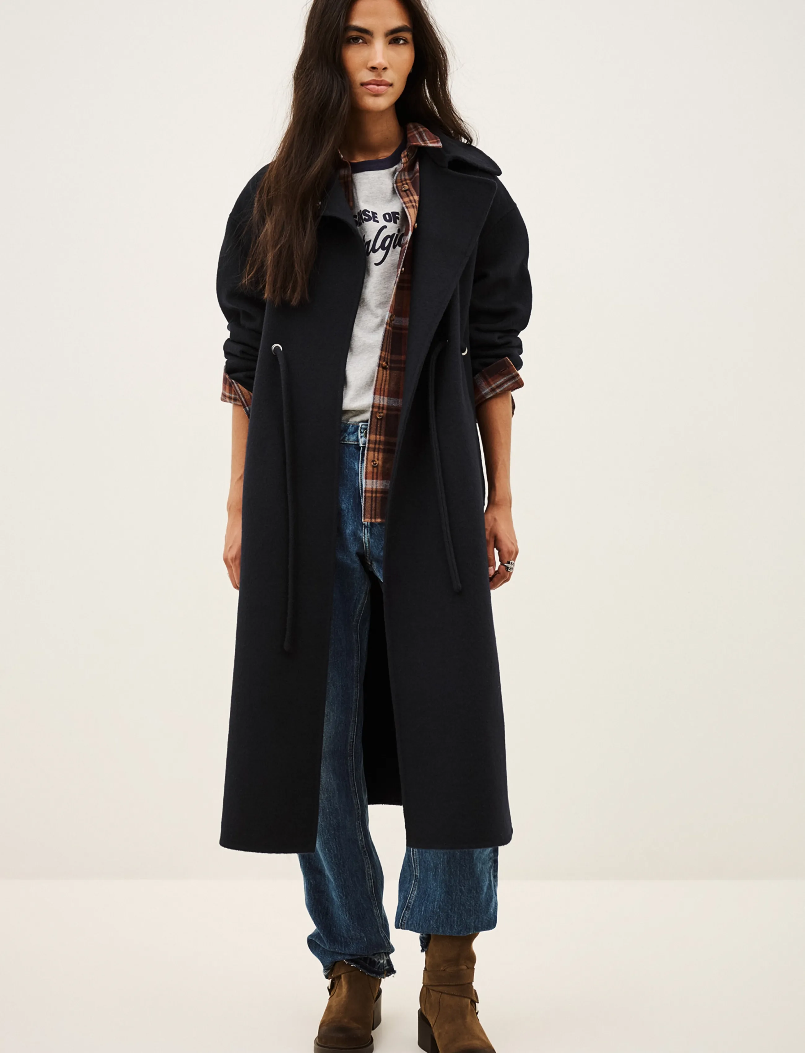 ba&sh COAT KATE - Wollmäntel - NAVY / navy