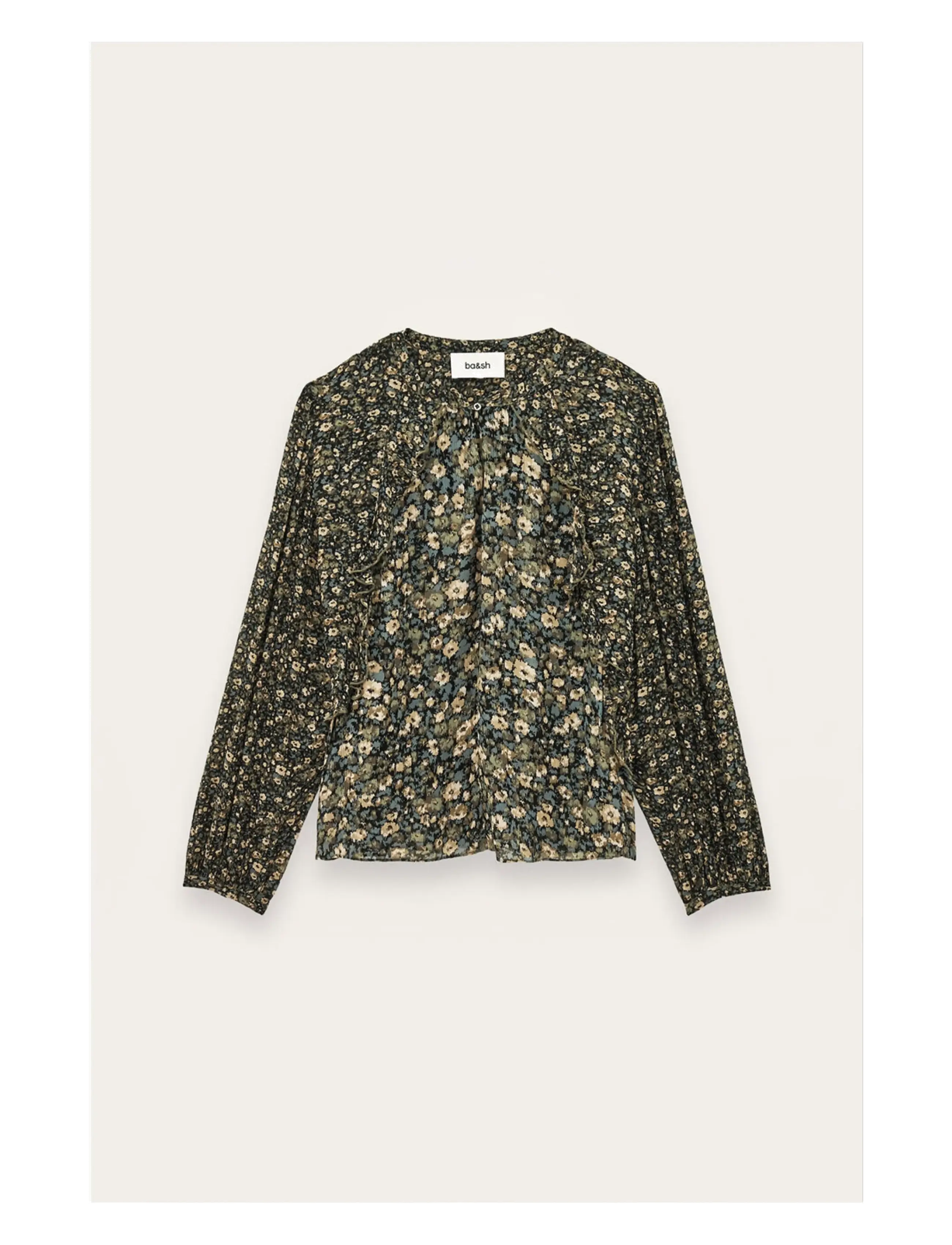ba&sh BLOUSE KROSS - Igapäevane stiil - KHAKI GREEN / khaki/green