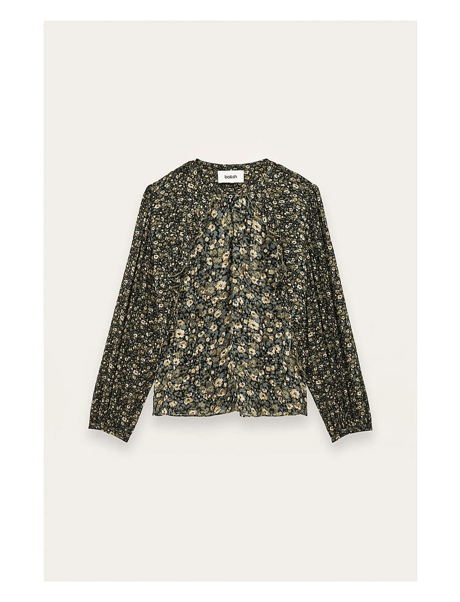 ba&sh - BLOUSE KROSS - pikkade varrukatega pluusid - khaki green - 1