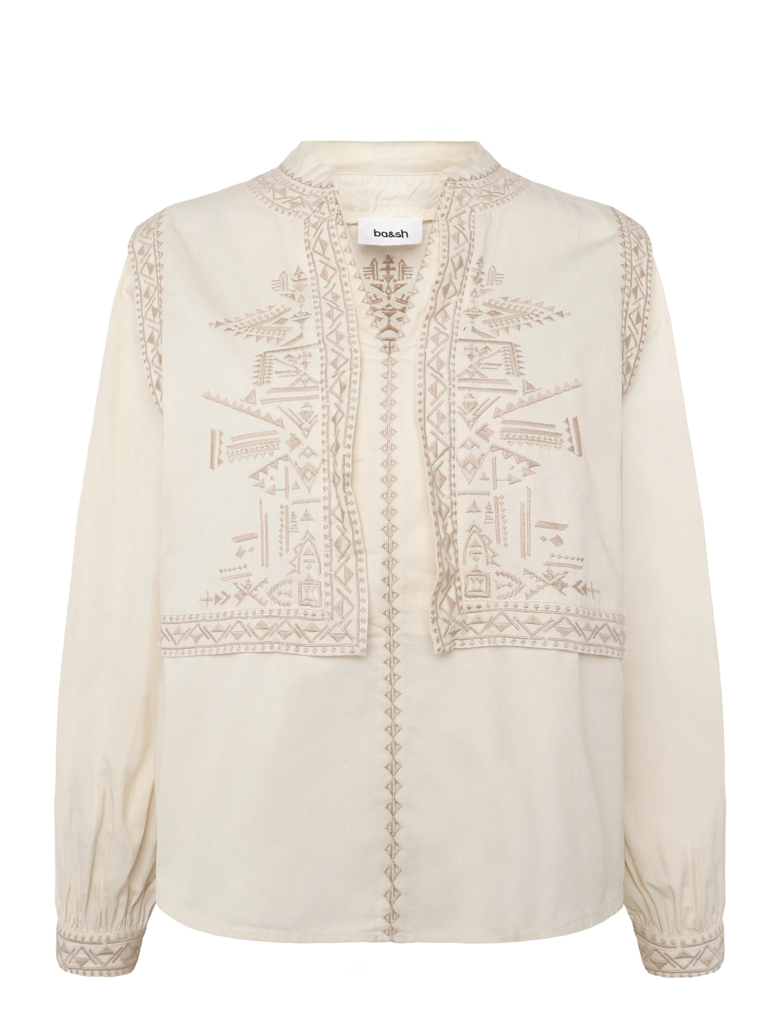 ba&sh - BLOUSE LAURA - långärmade blusar - white - 1