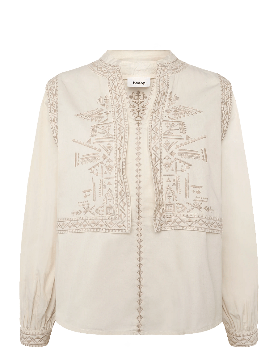 ba&sh - BLOUSE LAURA - långärmade blusar - white - 1