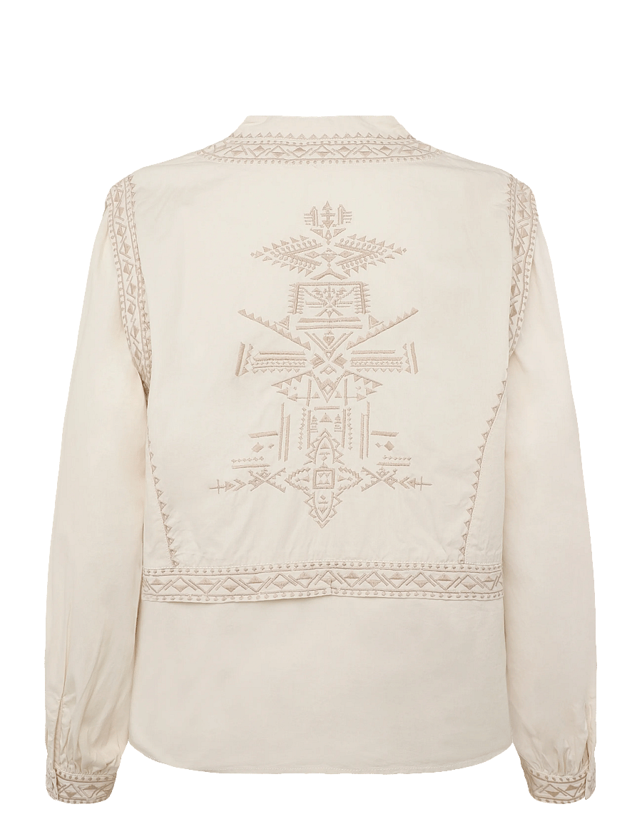 ba&sh - BLOUSE LAURA - långärmade blusar - white - 2