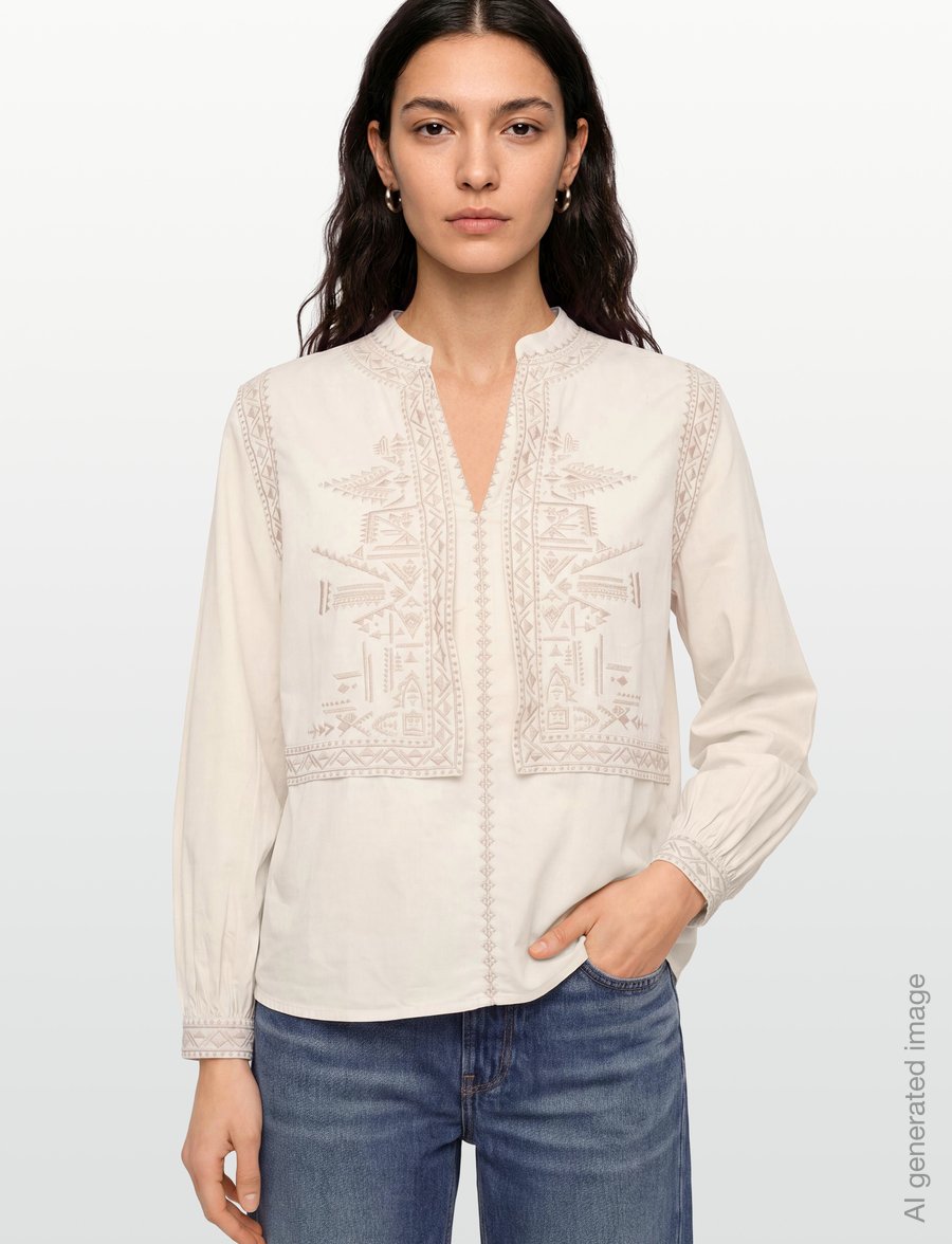 ba&sh - BLOUSE LAURA - långärmade blusar - white - 3