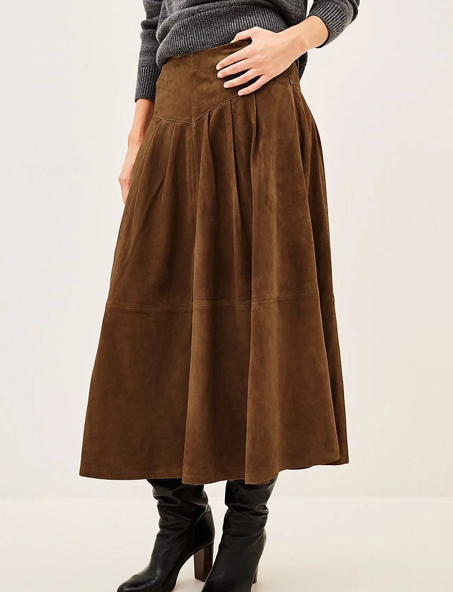 ba&sh - SKIRT NOLLY - maxi nederdele - brown - 2