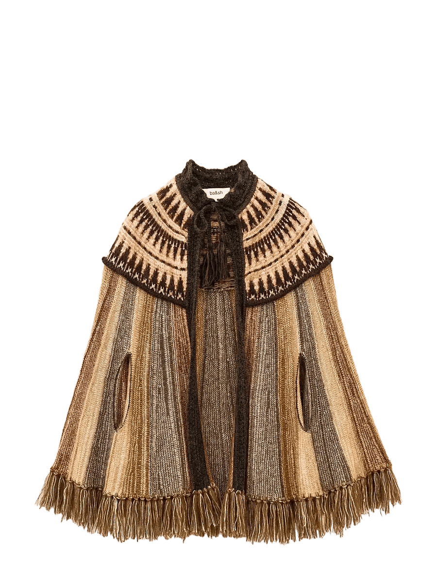 ba&sh - PONCHO PRATO - ponchoer & kapper - brown - 1