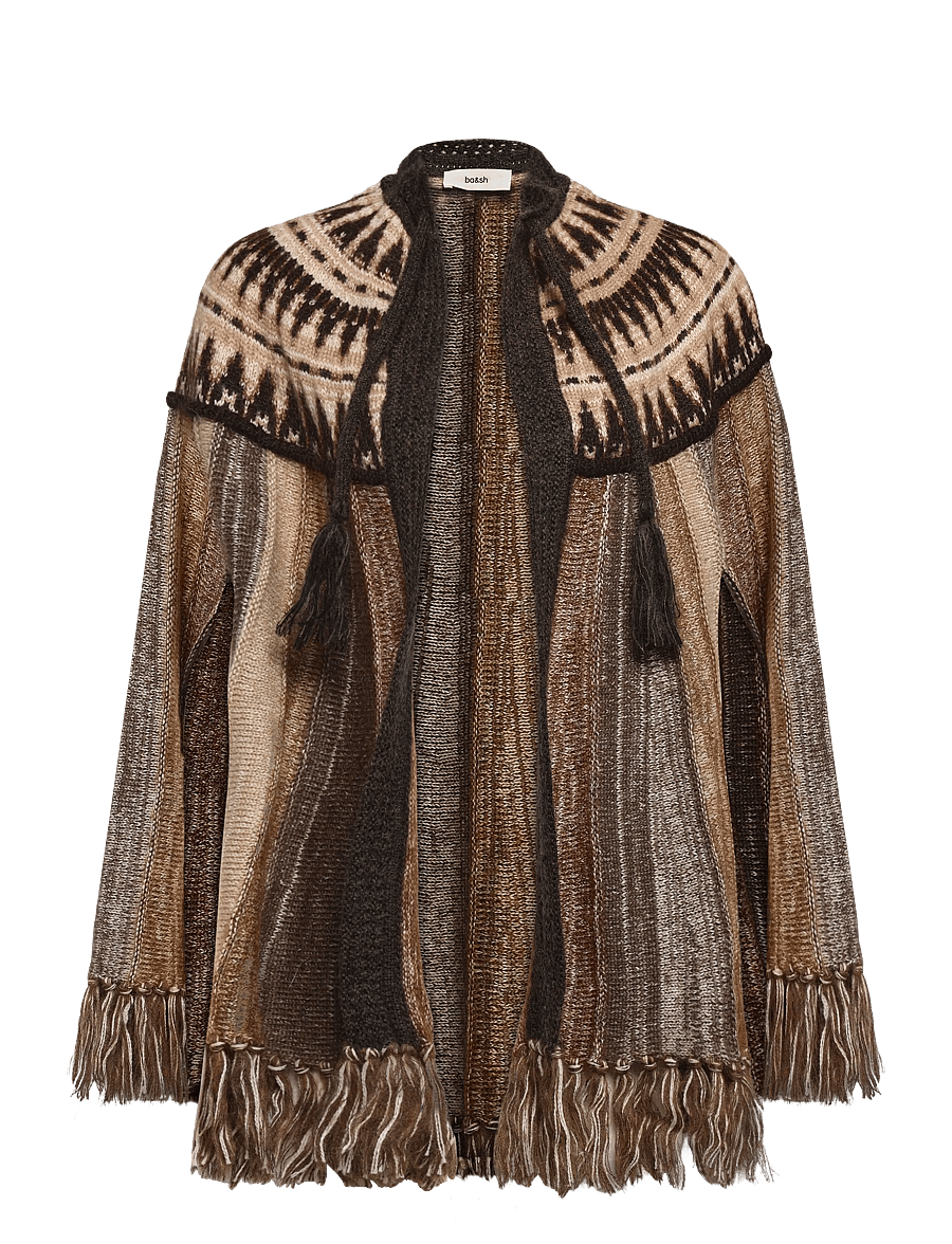 ba&sh - PONCHO PRATO - ponchos & capes - brown - 1