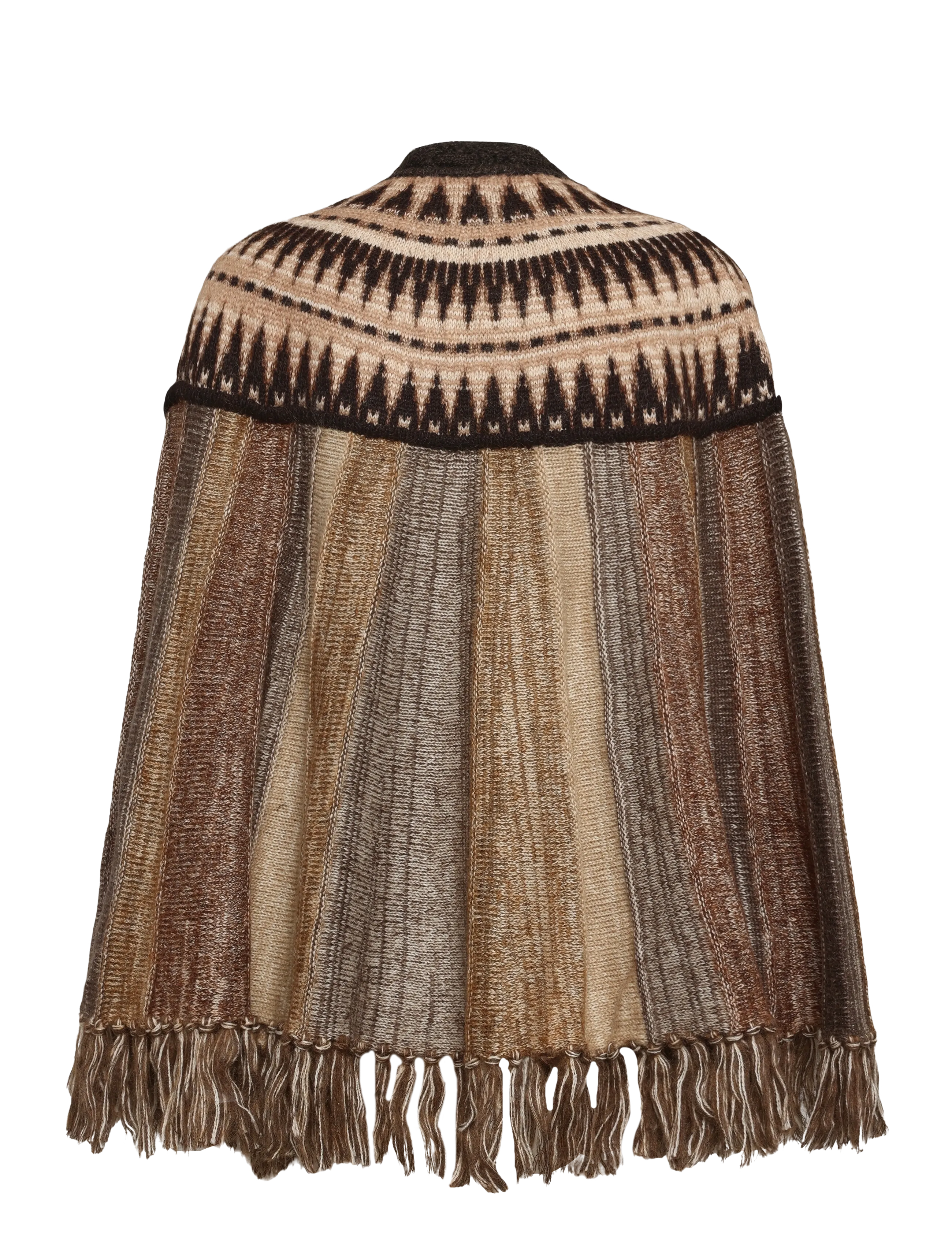 ba&sh PONCHO PRATO - Knitwear - BROWN / brown