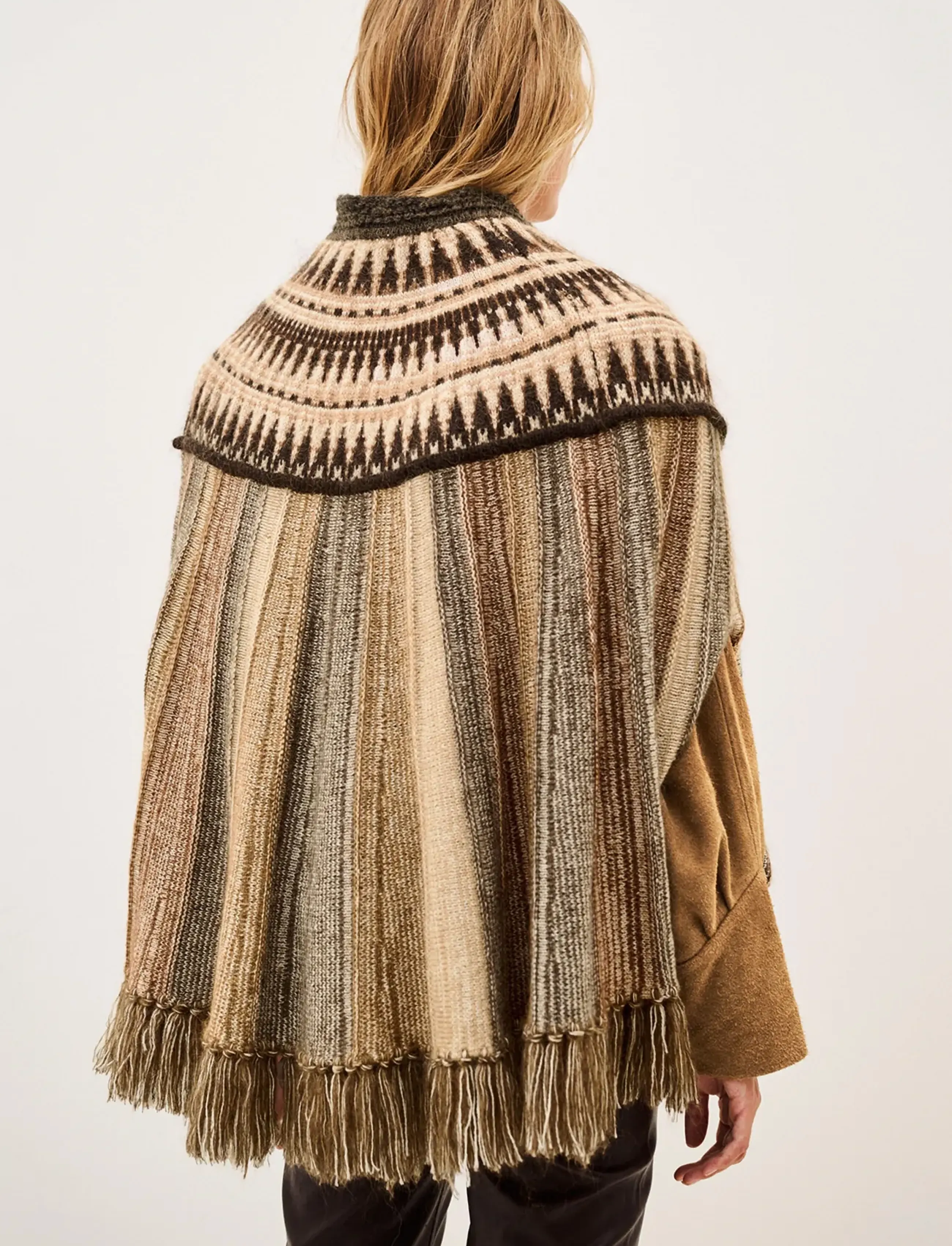ba&sh - PONCHO PRATO - ponchoer & kapper - brown - 2