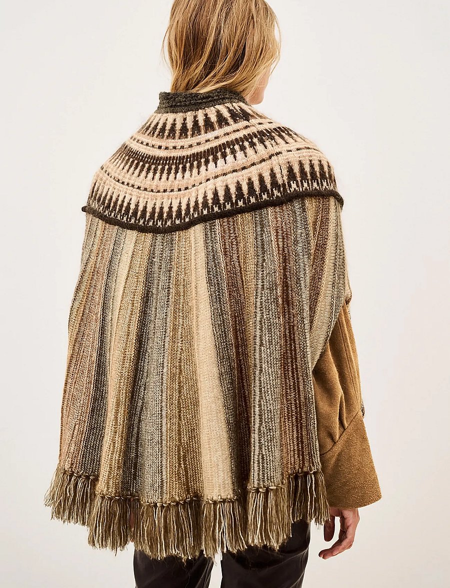 ba&sh - PONCHO PRATO - ponchoer & kapper - brown - 2